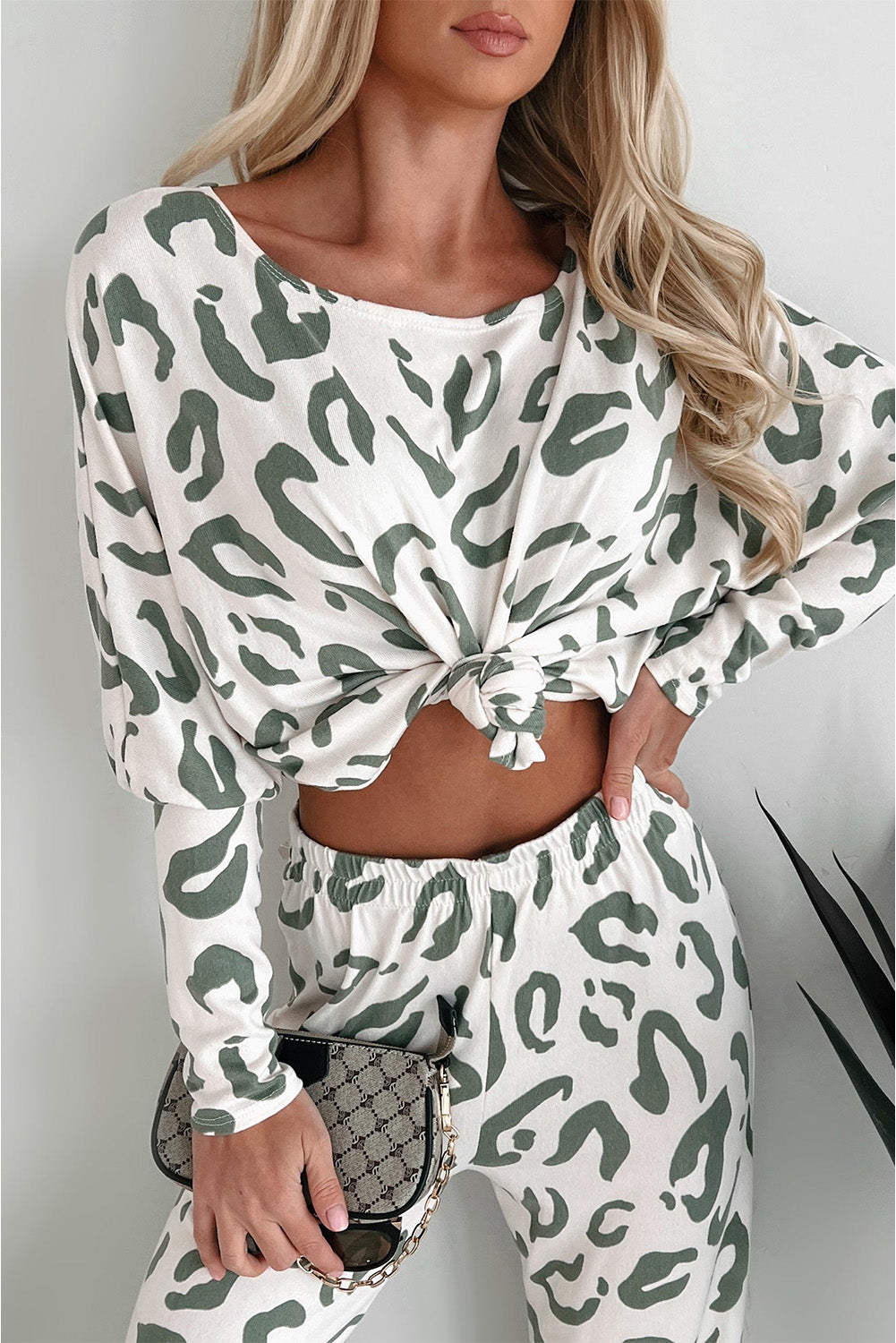 Leopard Animal Print Loungewear Set