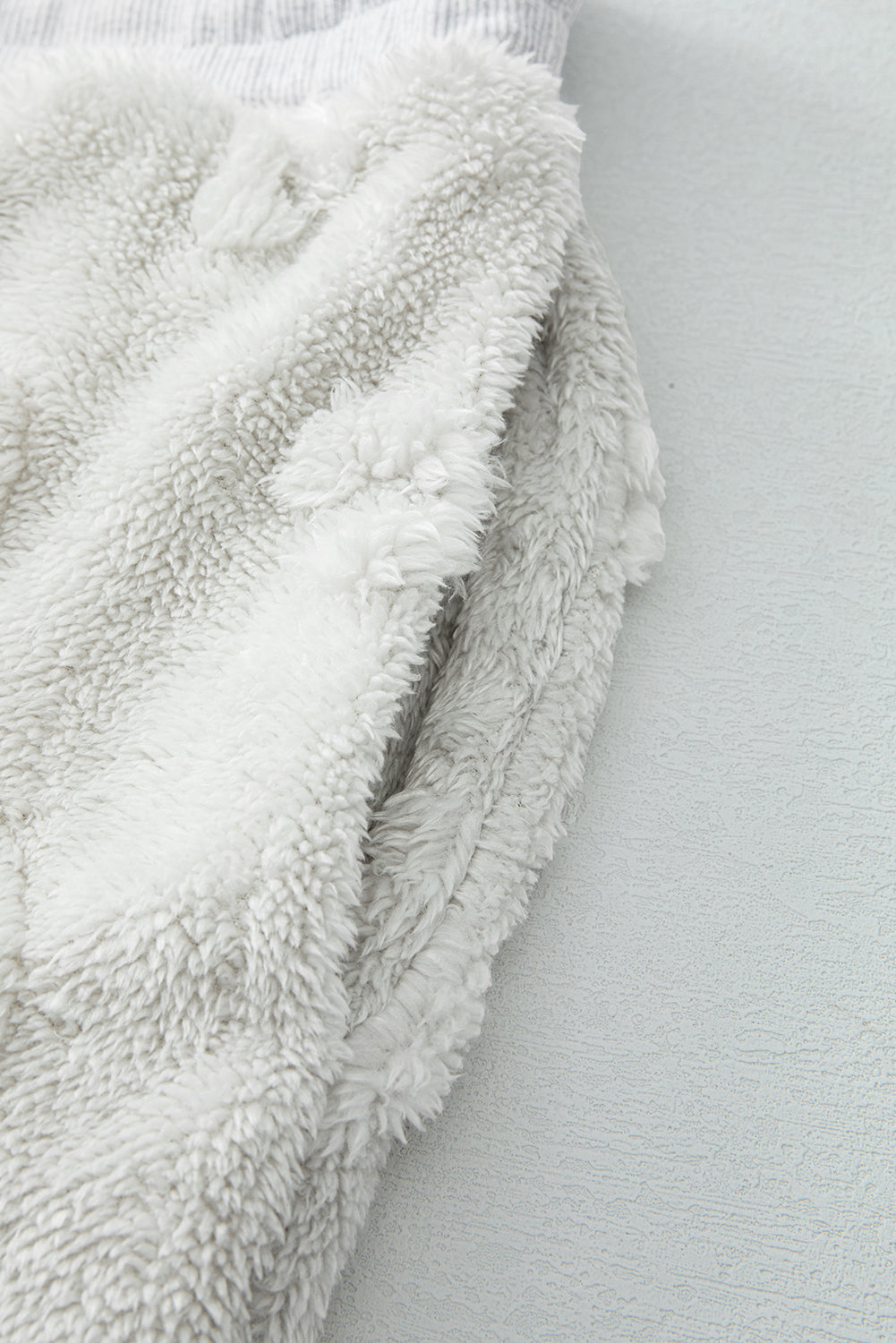 Leopard Textured Fleece Lounge Set