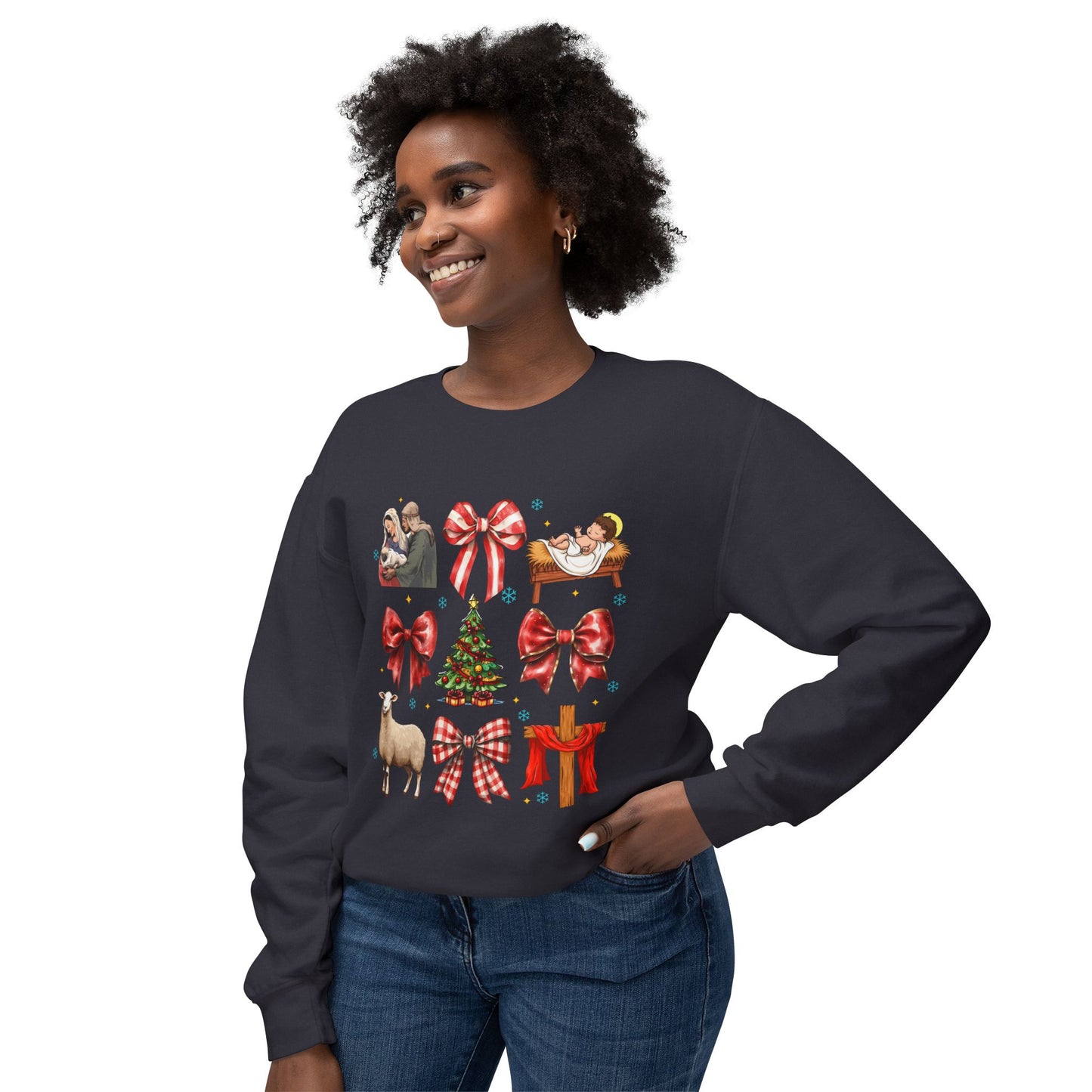 Festive Christian Christmas Sweatshirt