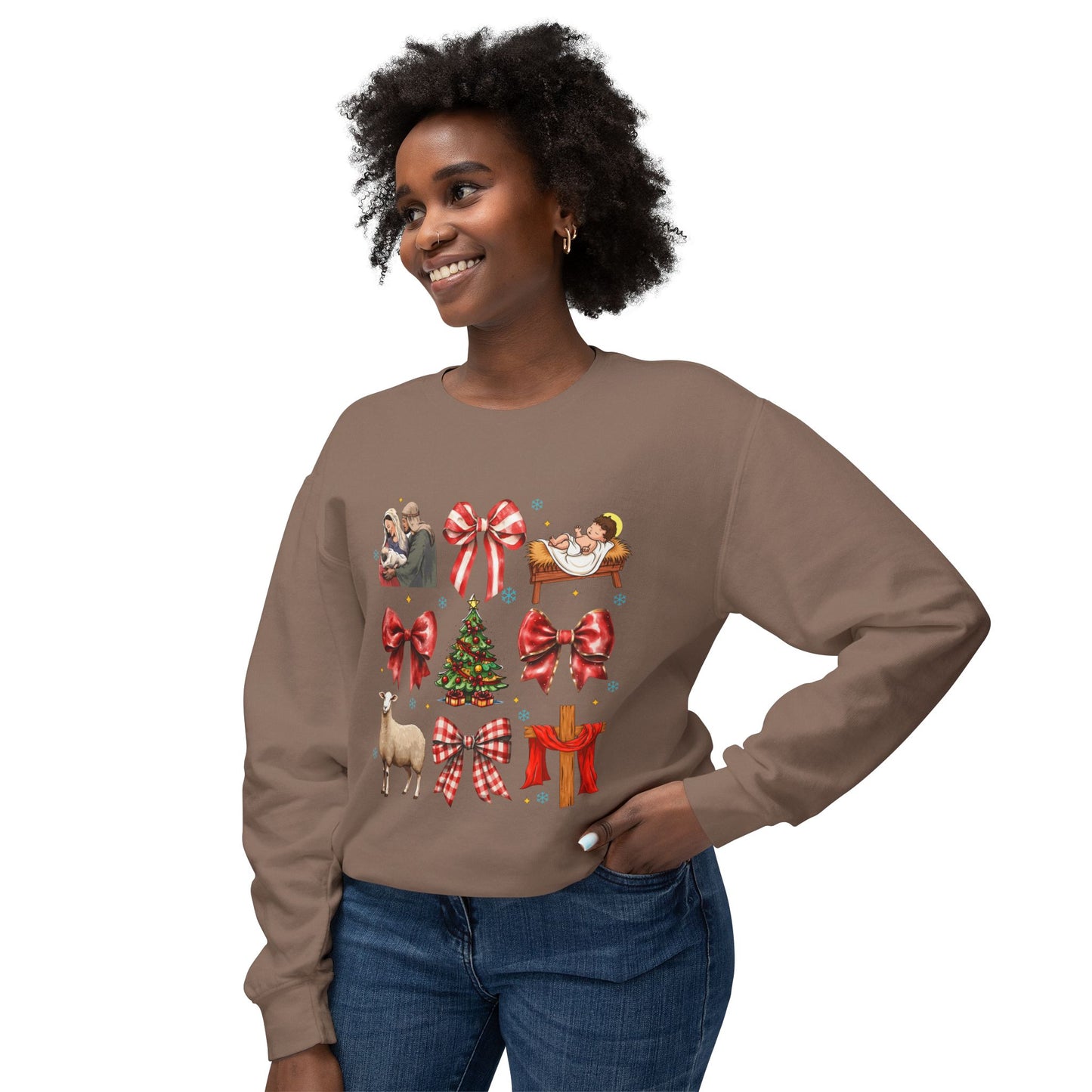 Festive Christian Christmas Sweatshirt