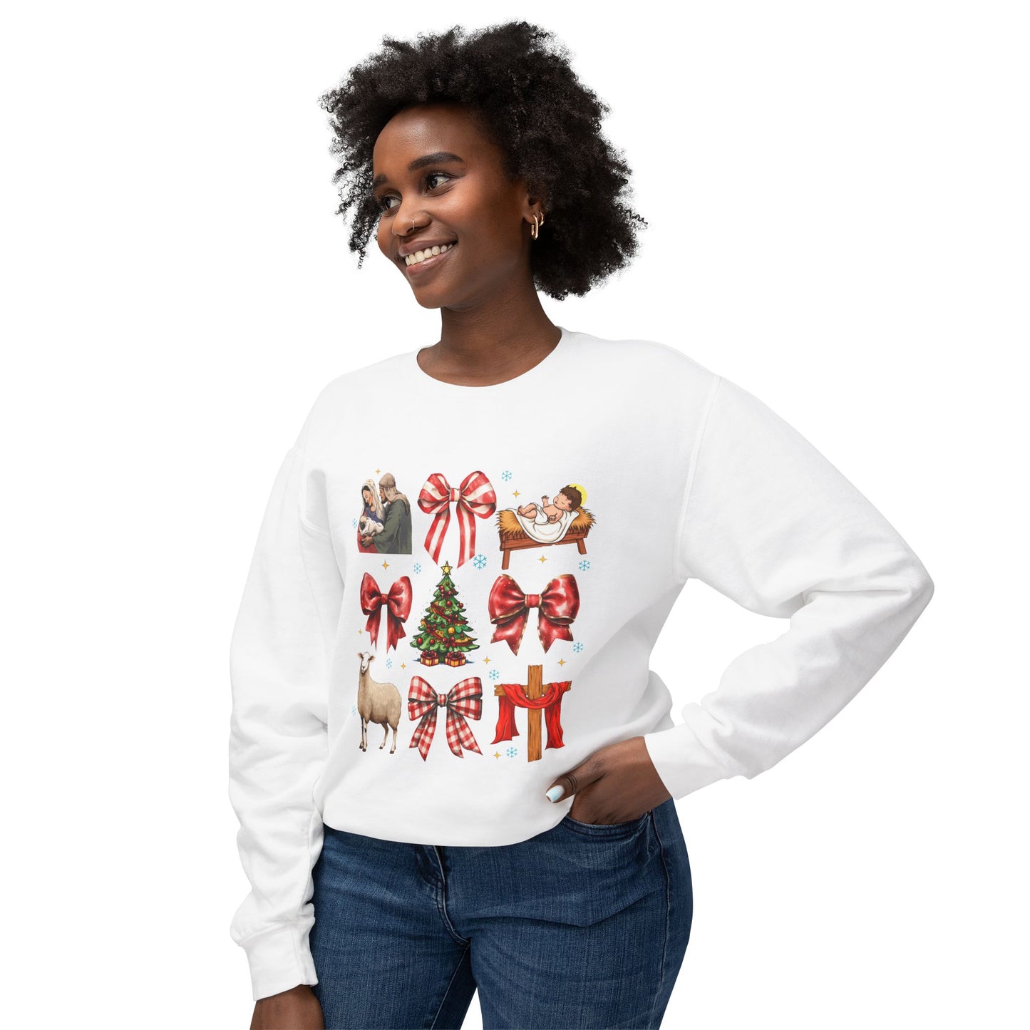 Festive Christian Christmas Sweatshirt