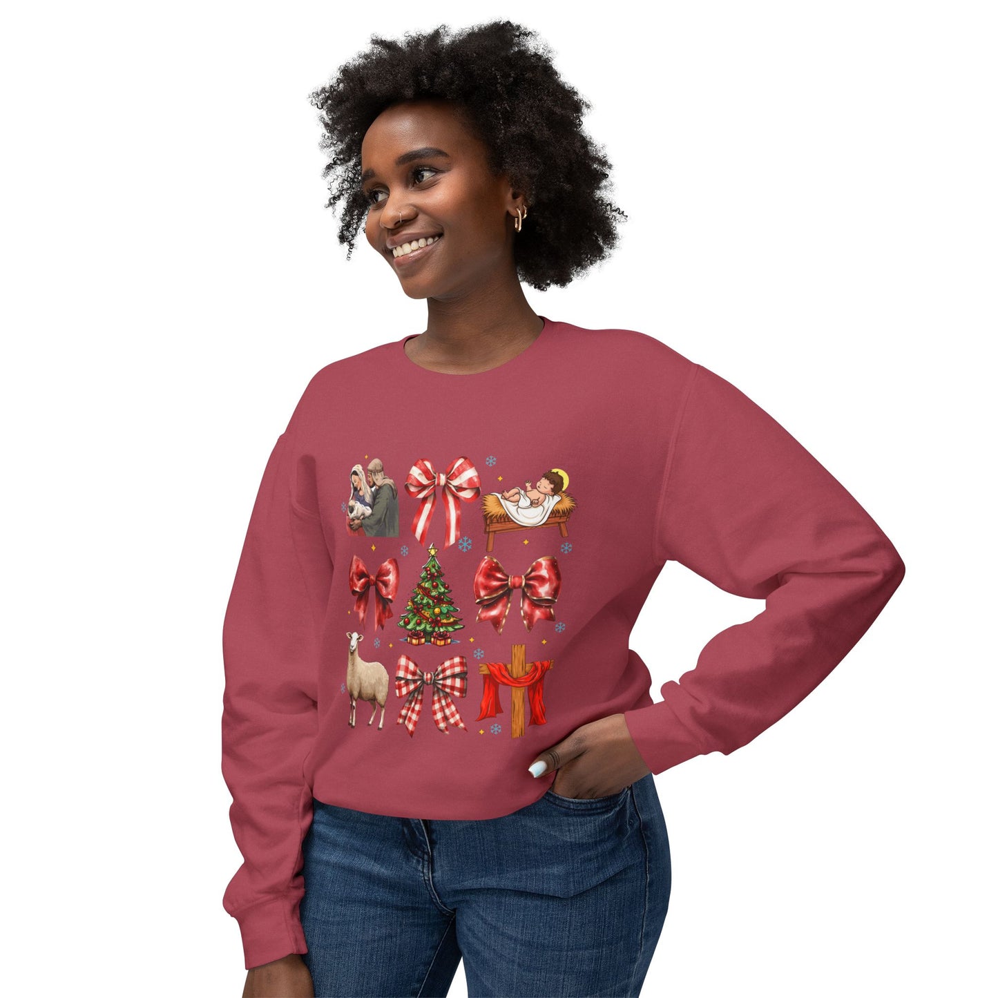Festive Christian Christmas Sweatshirt