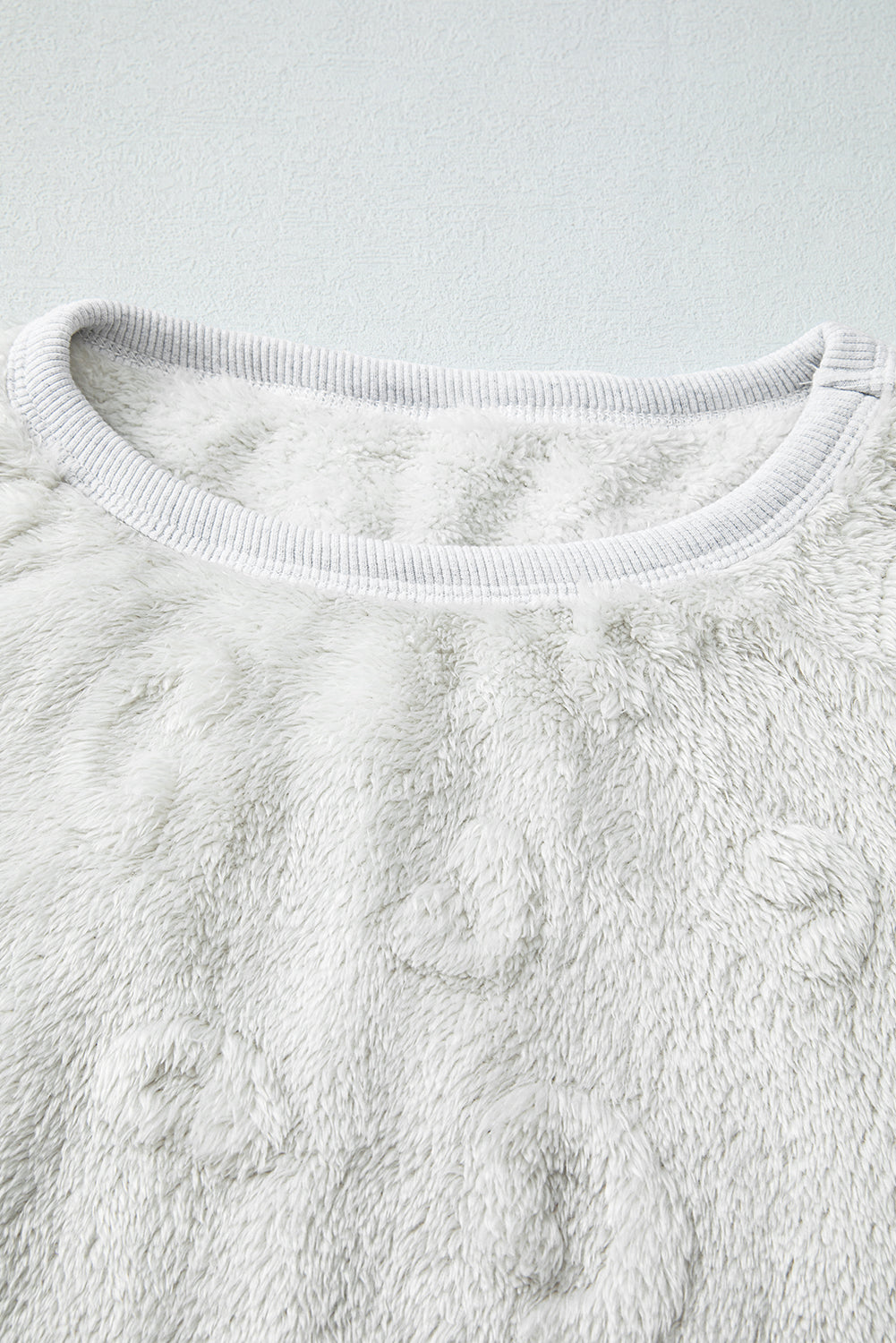 Leopard Textured Fleece Lounge Set