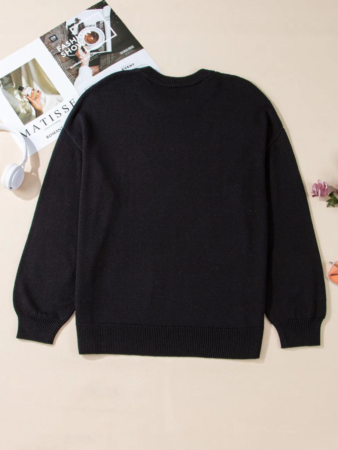 Sequin Pumpkin Sweater