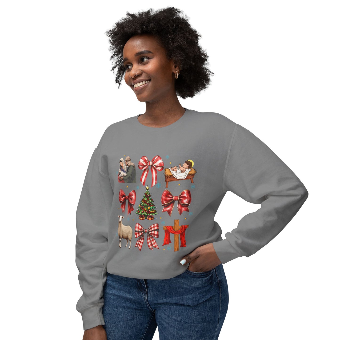 Festive Christian Christmas Sweatshirt