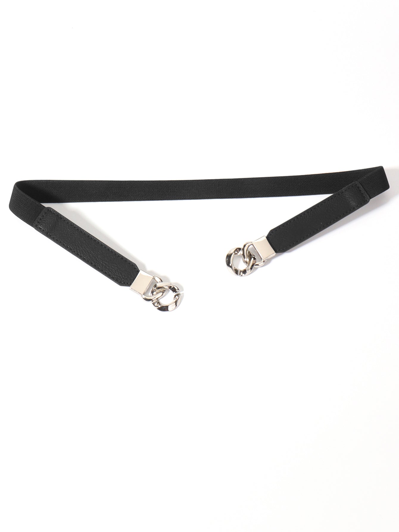 Flirty Elastic Belt with Gold Buckle