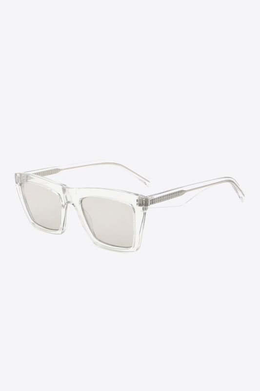 Clear Rectangle Frame Sunglasses