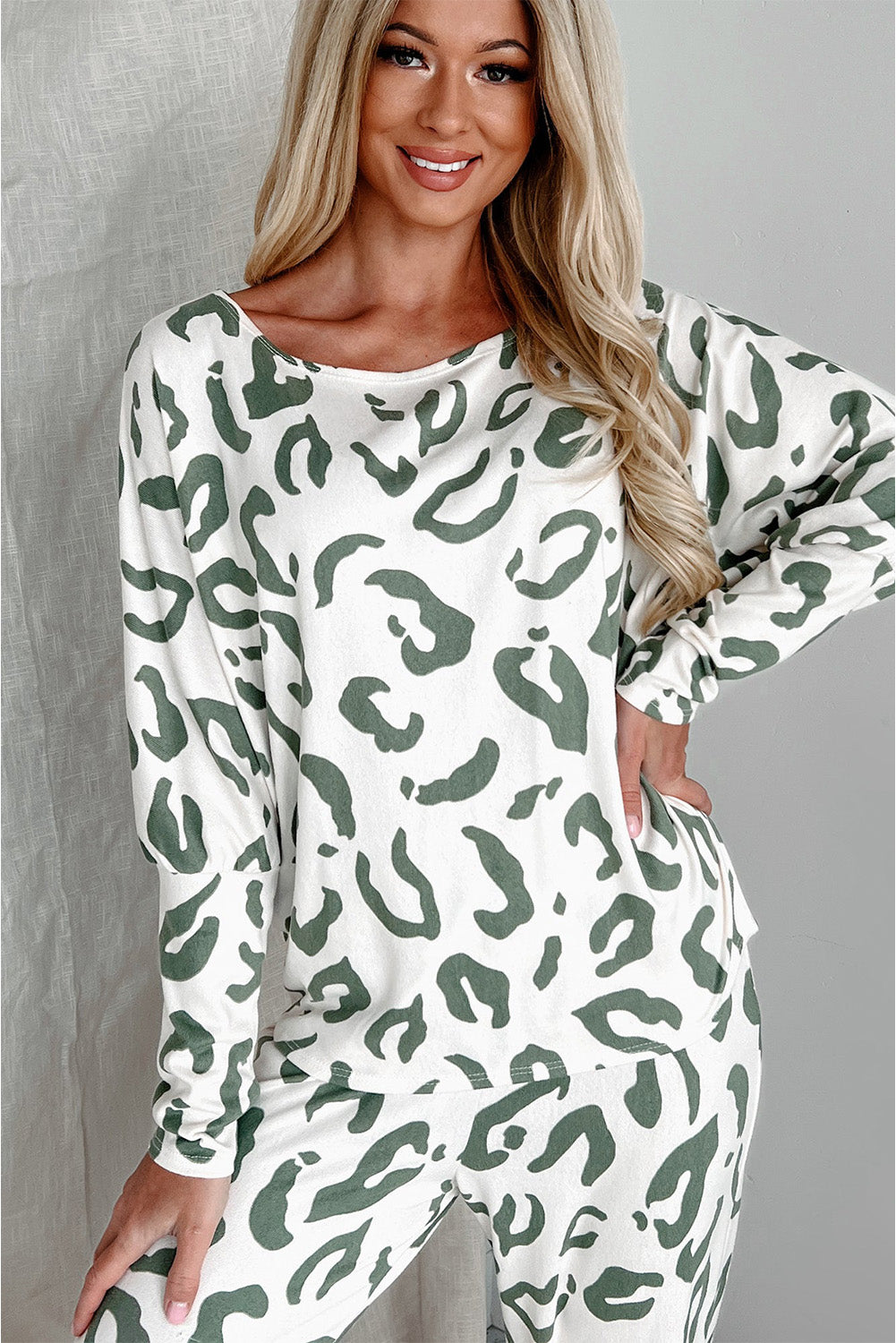 Leopard Animal Print Loungewear Set