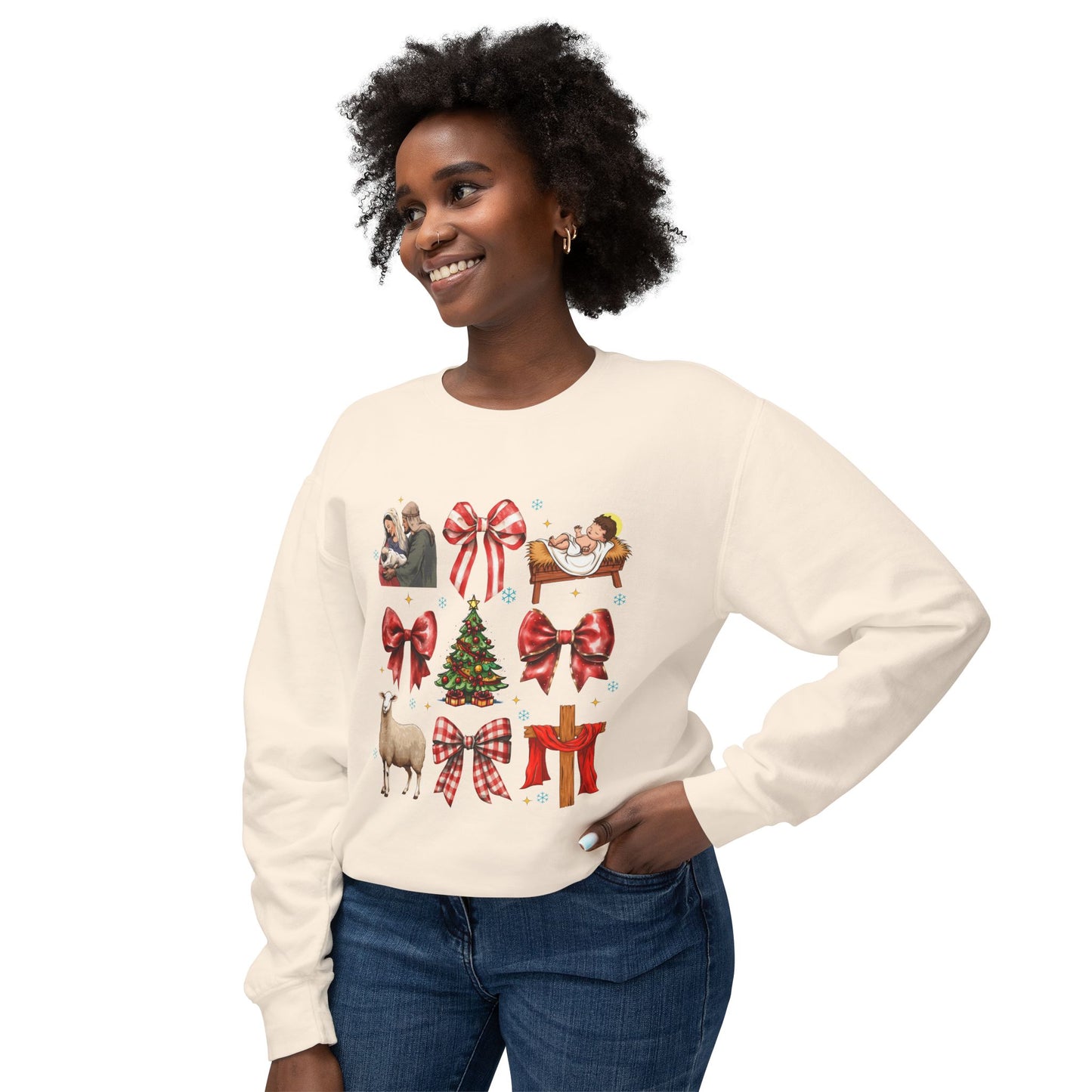 Festive Christian Christmas Sweatshirt