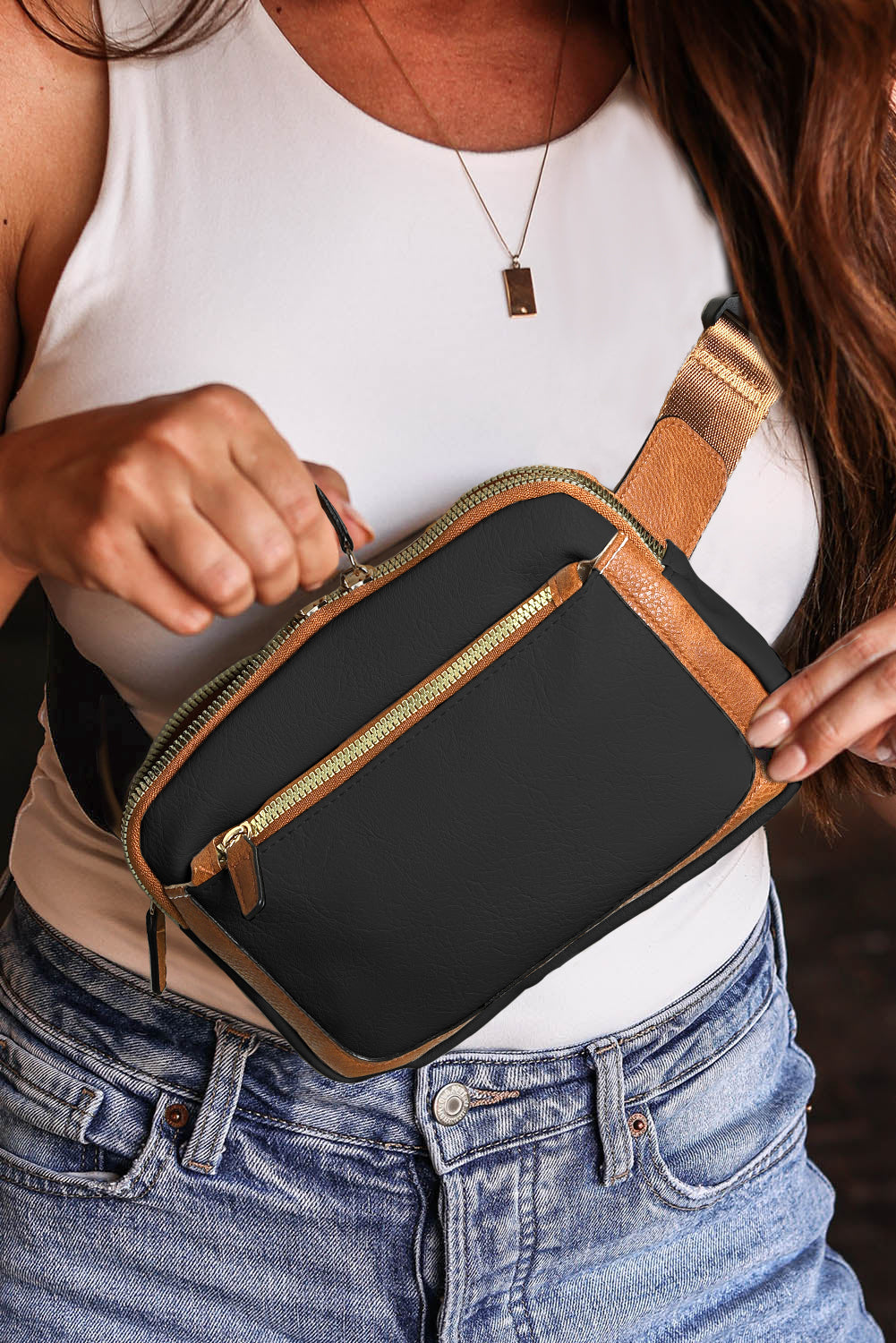 Colorblock Crossbody Bag
