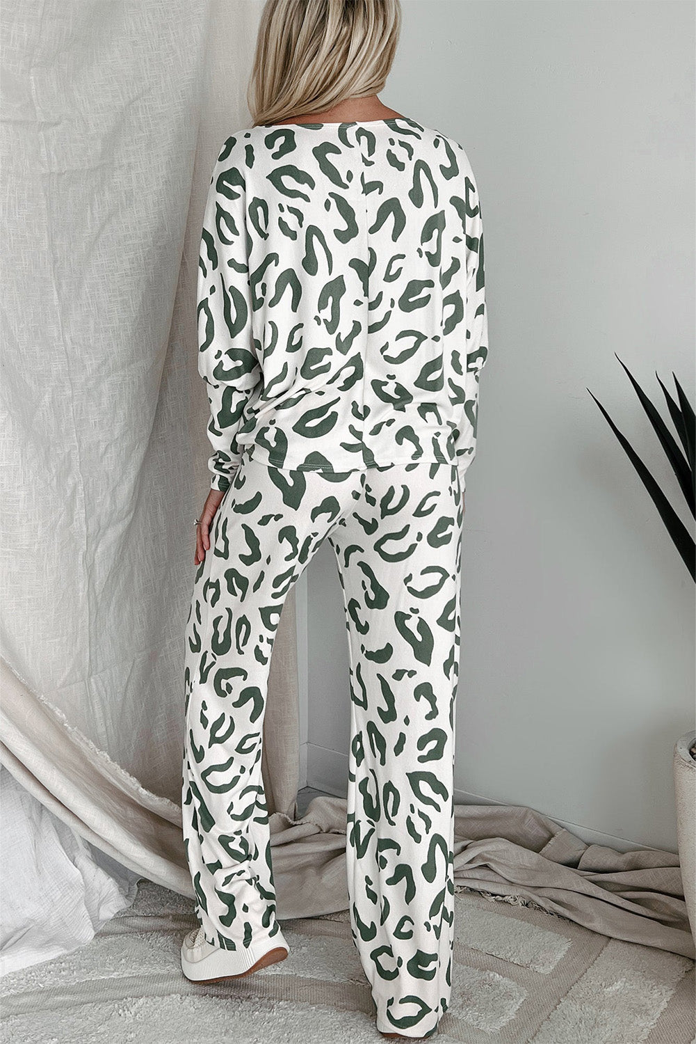 Leopard Animal Print Loungewear Set