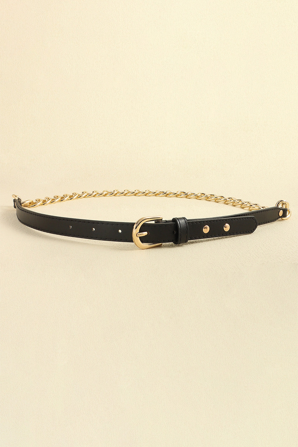 Leather Chain Belt