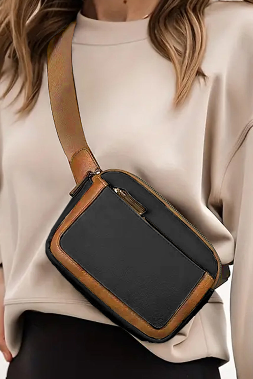 Colorblock Crossbody Bag