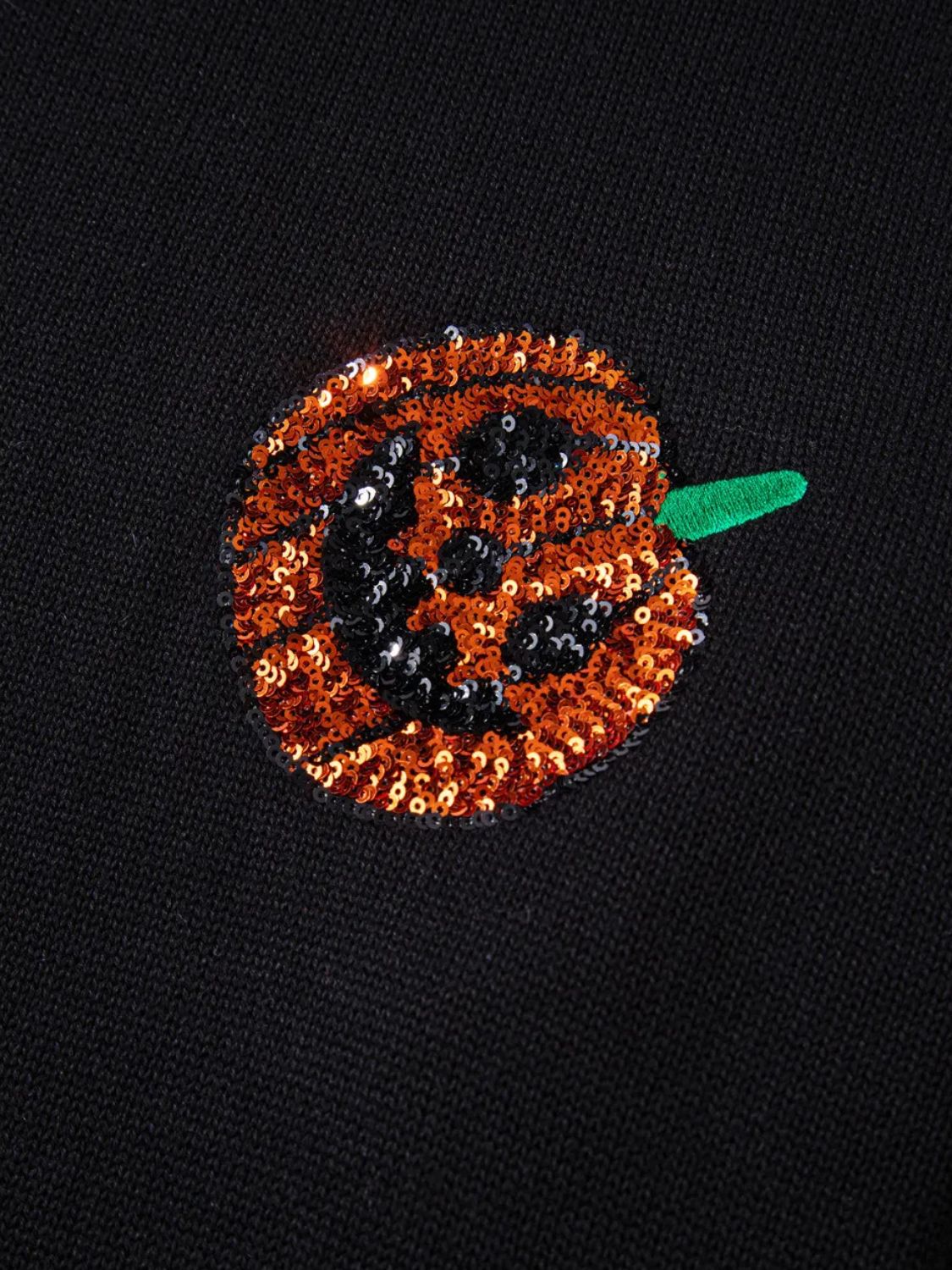 Sequin Pumpkin Sweater