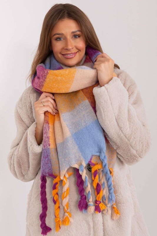 Colorful Plaid Scarf
