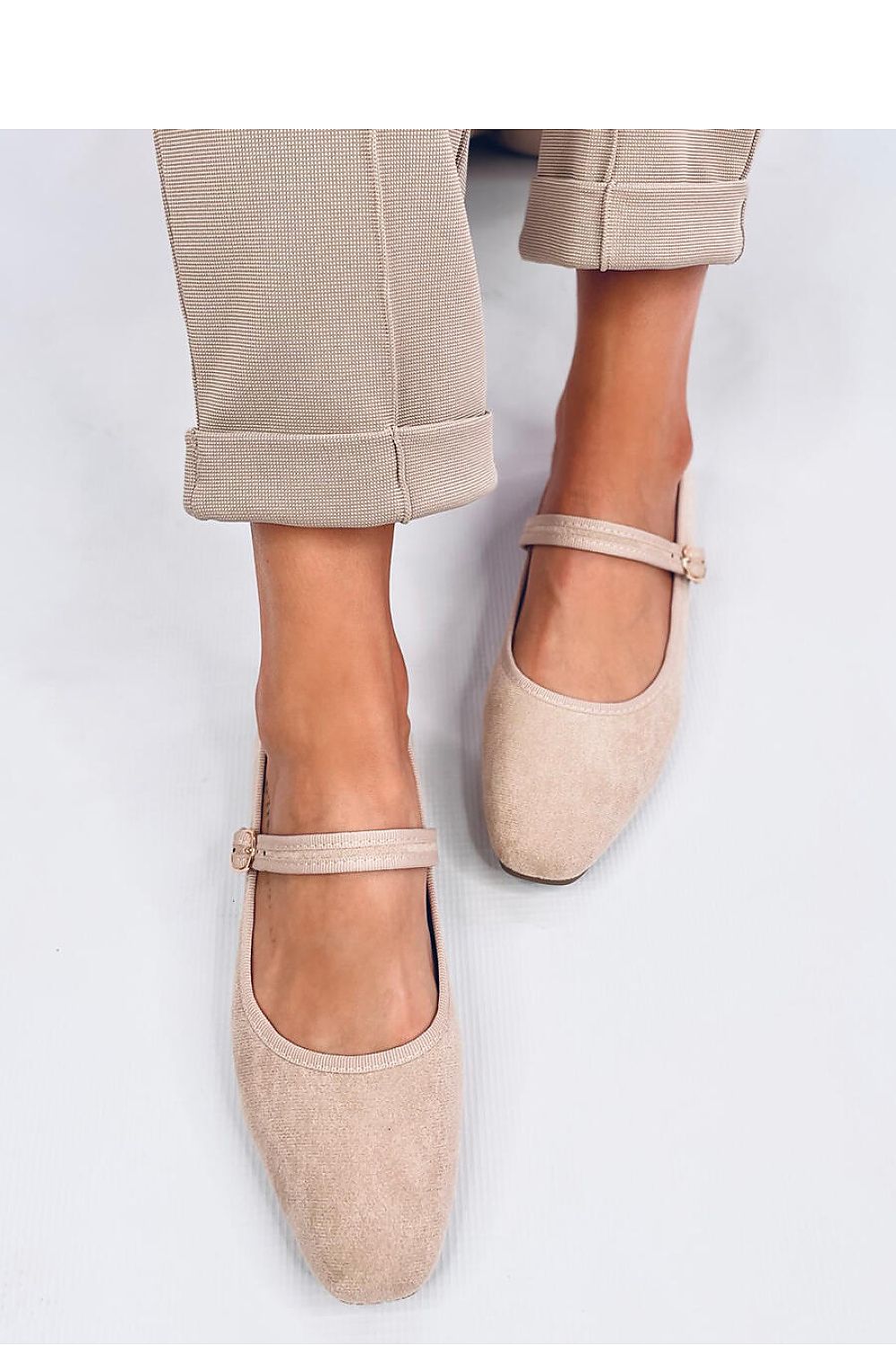 Suede Mary Jane Ballet flats