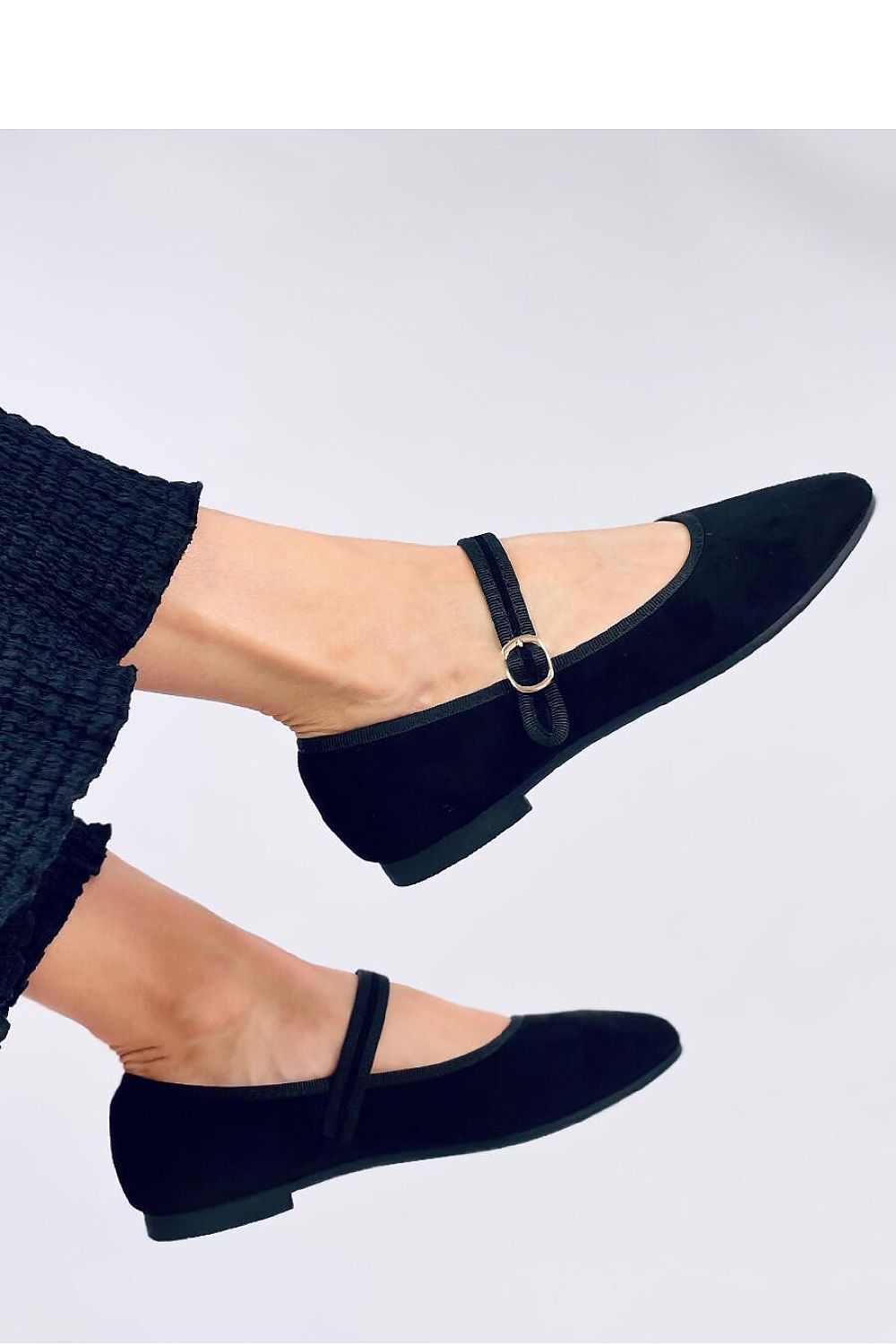 Suede Mary Jane Ballet flats