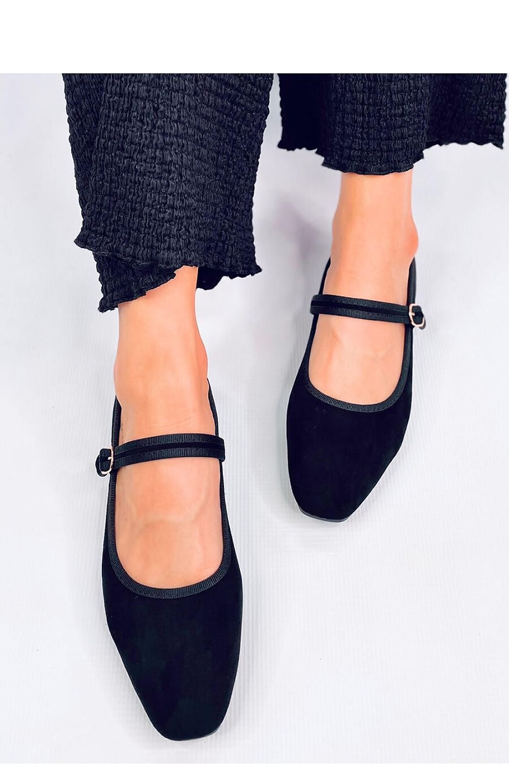 Suede Mary Jane Ballet flats