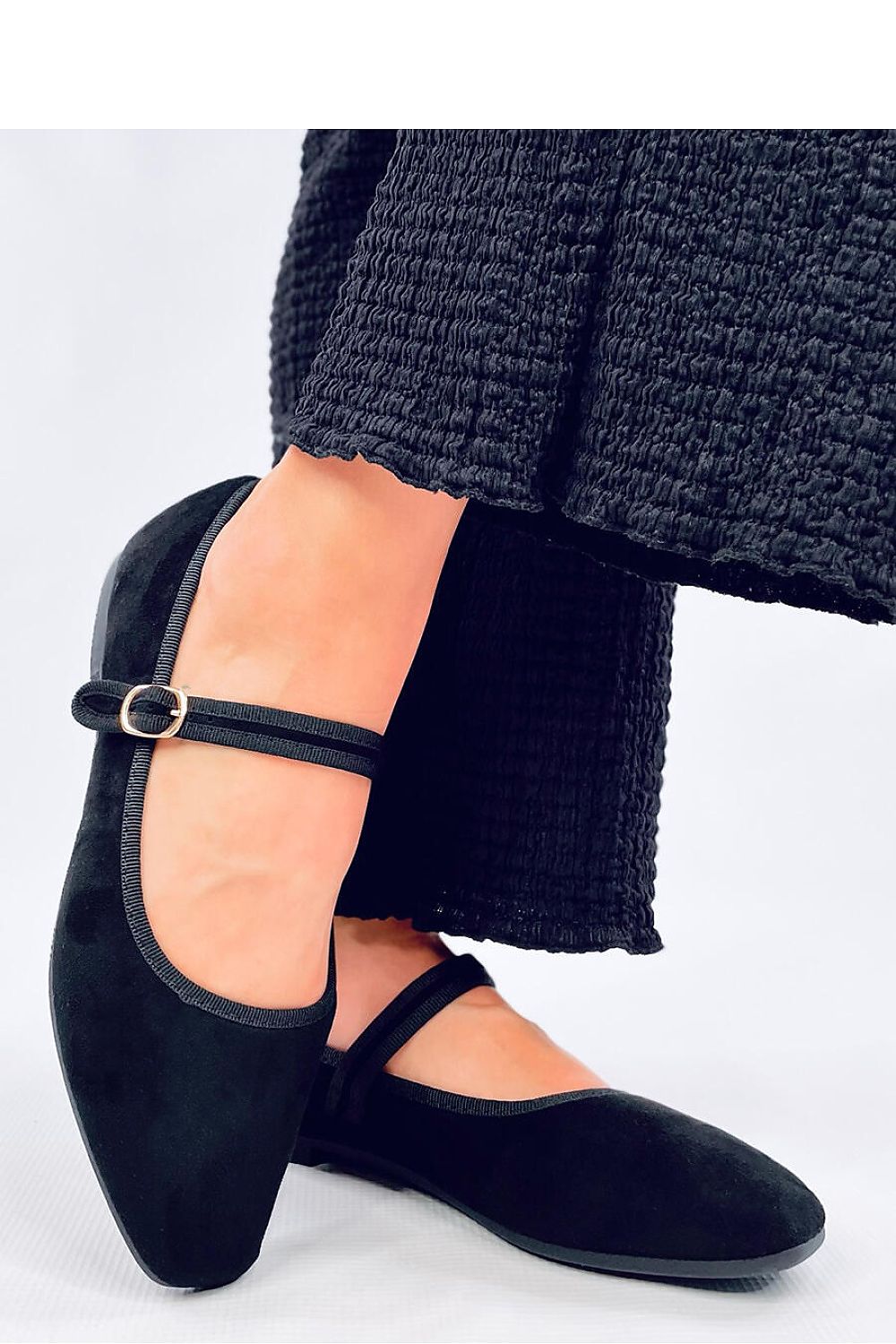 Suede Mary Jane Ballet flats