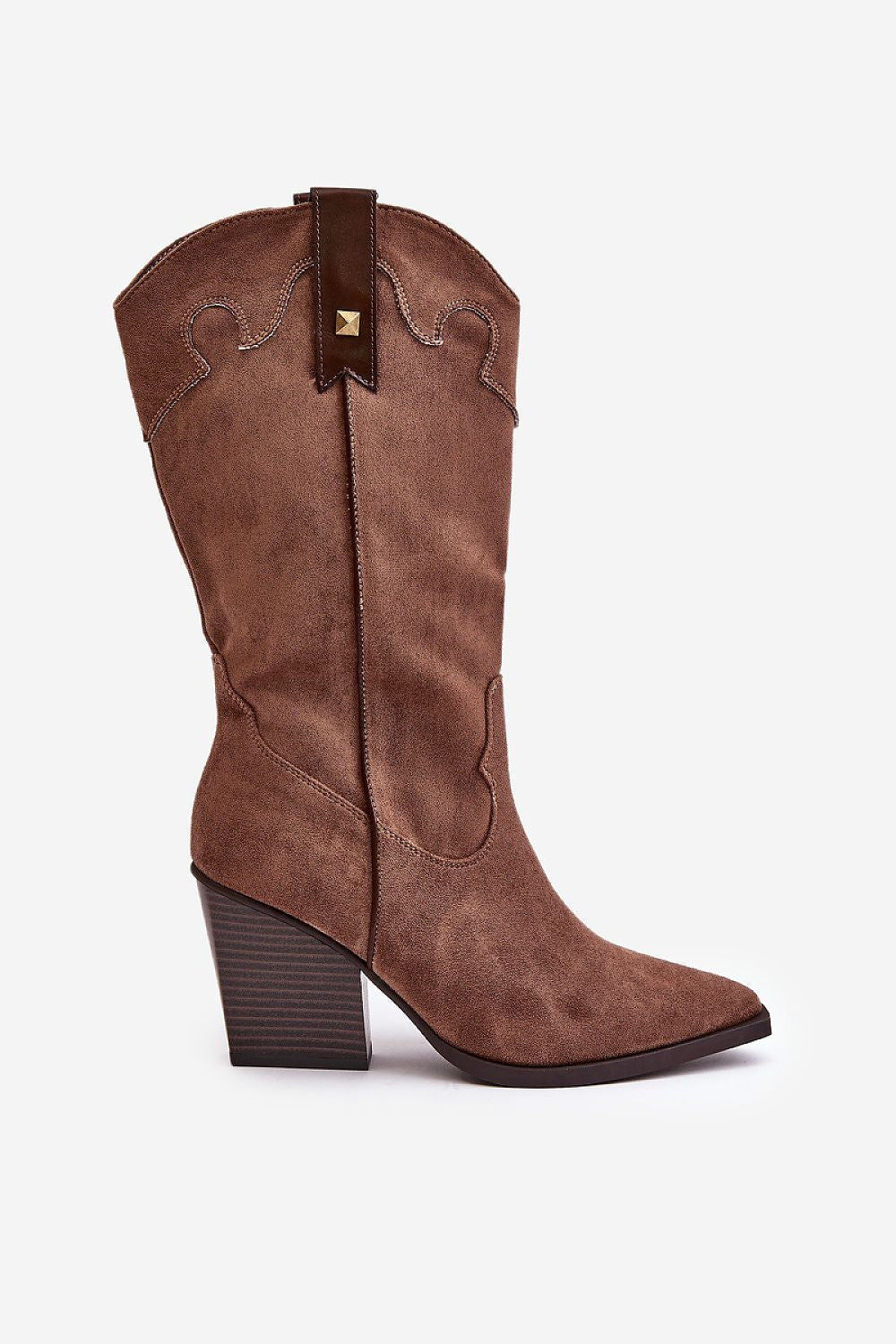 Flirty Calf Lenth Suede Boots