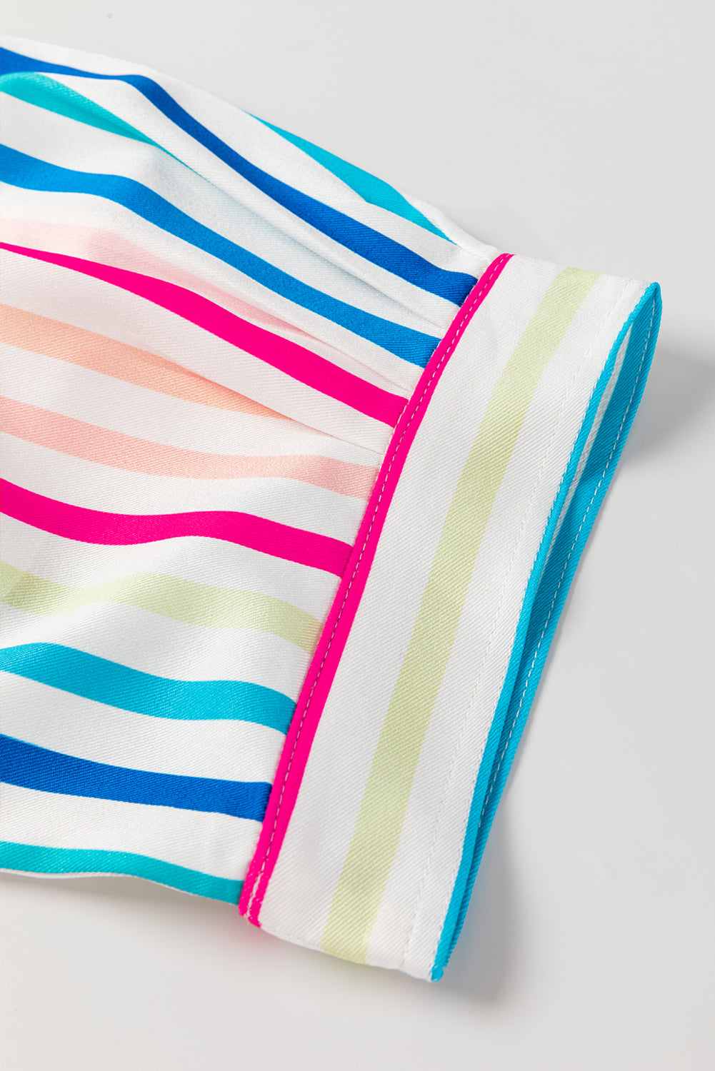 Pink Stripe Button Up Casual Shirt