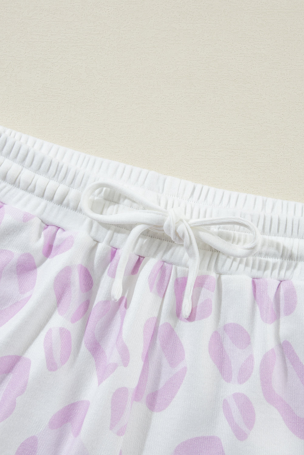 Pink Leopard Animal Print Loungewear Set
