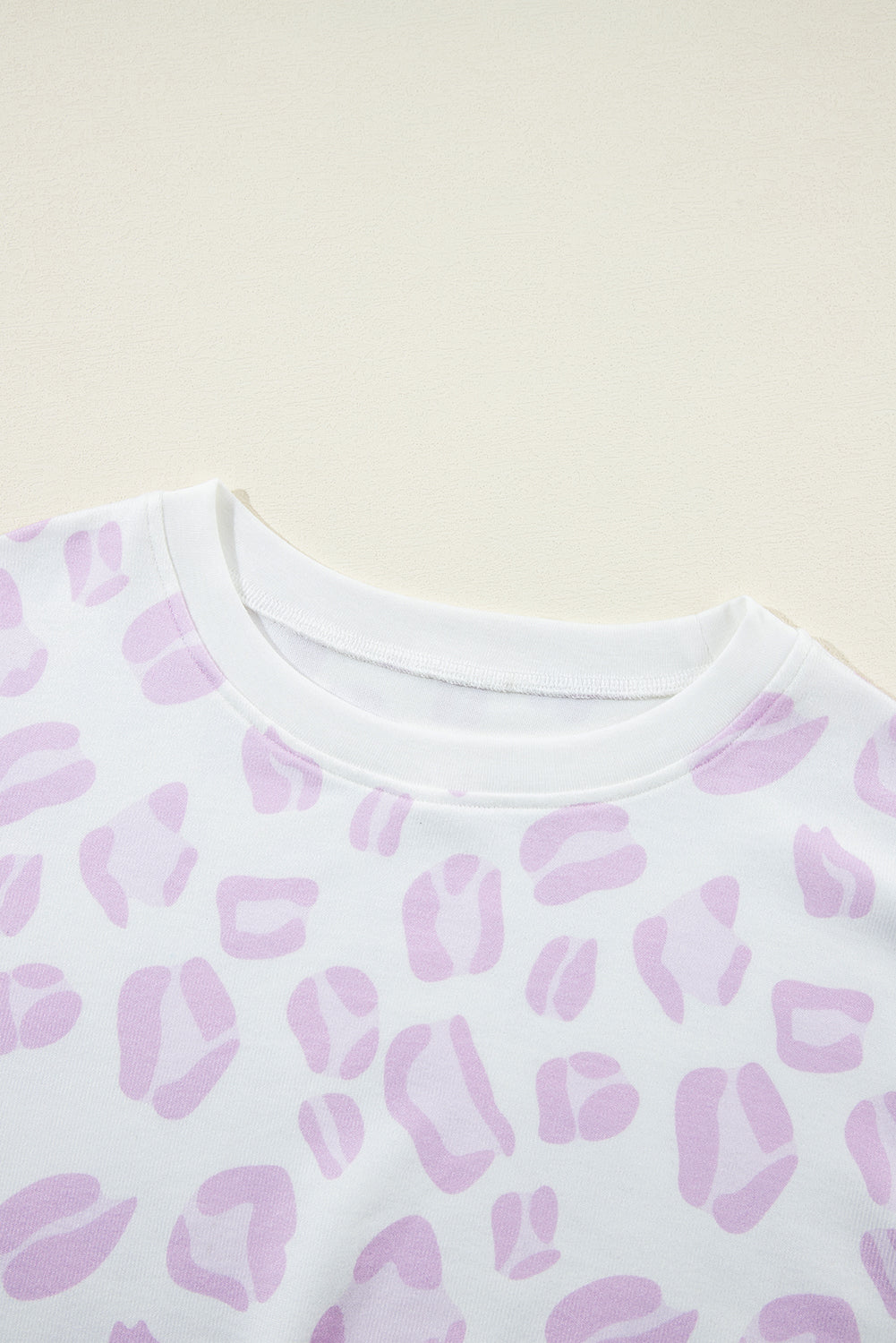Pink Leopard Animal Print Loungewear Set