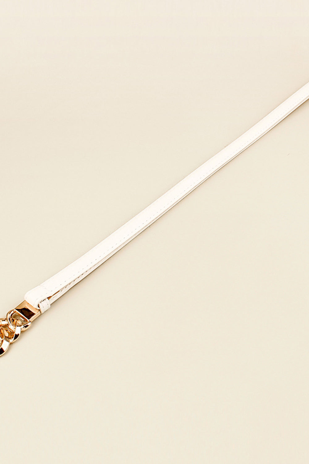 Skinny Belt with Gold buckle