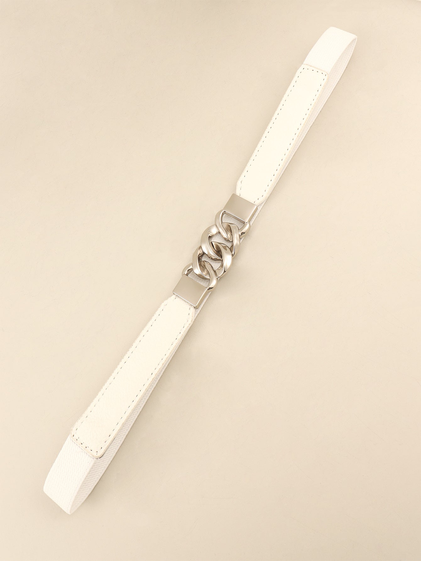 Flirty Elastic Belt with Gold Buckle