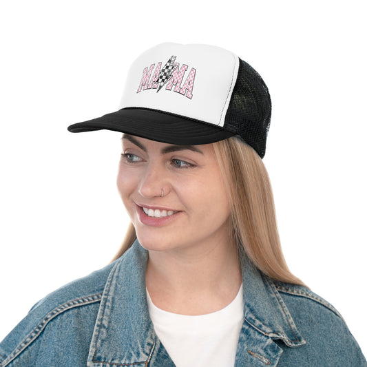 MAMA Checkered Trucker Caps