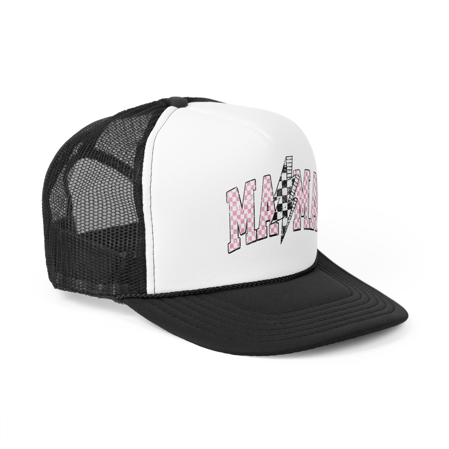 MAMA Checkered Trucker Caps
