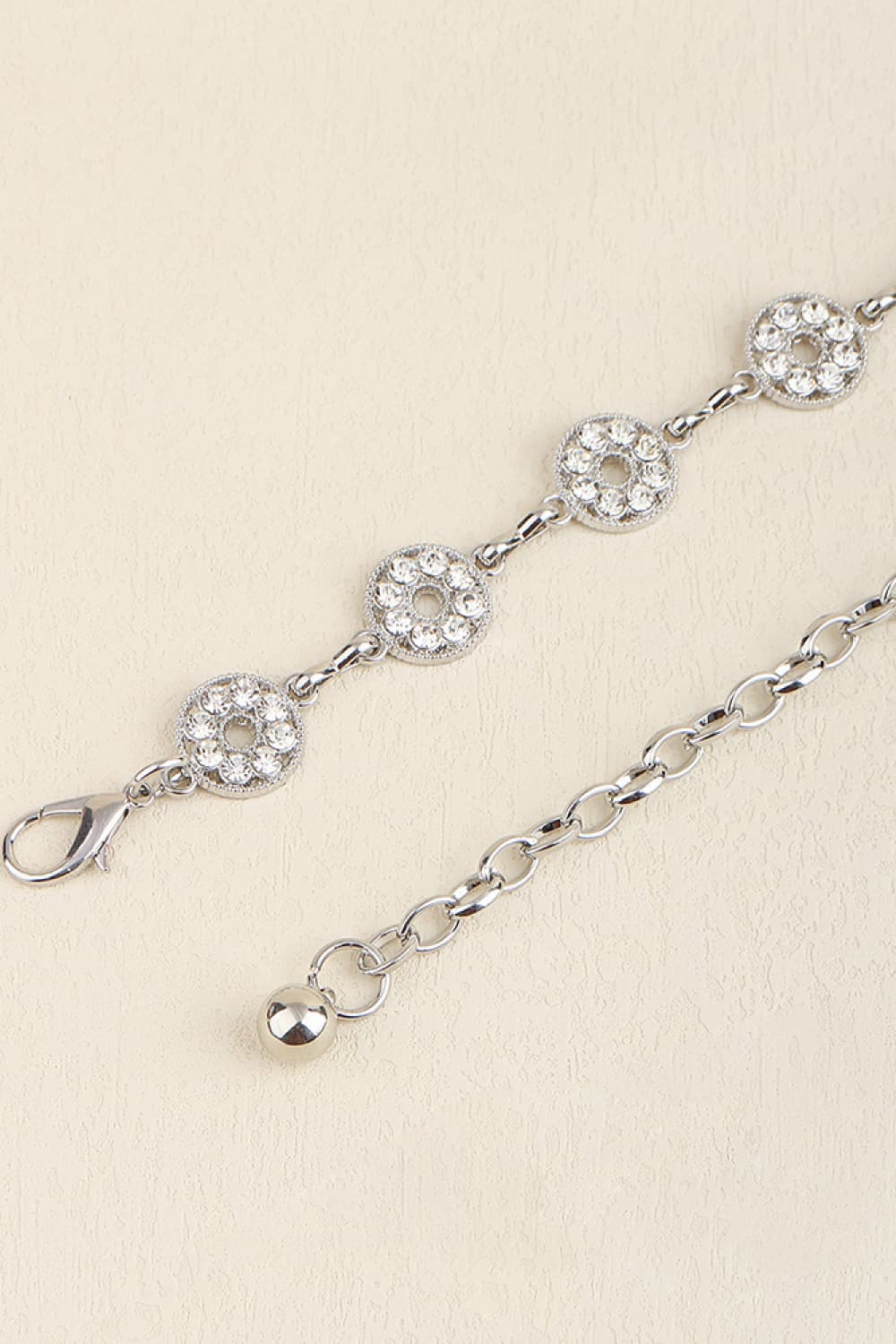 Rhinestone Decor Chain Belt