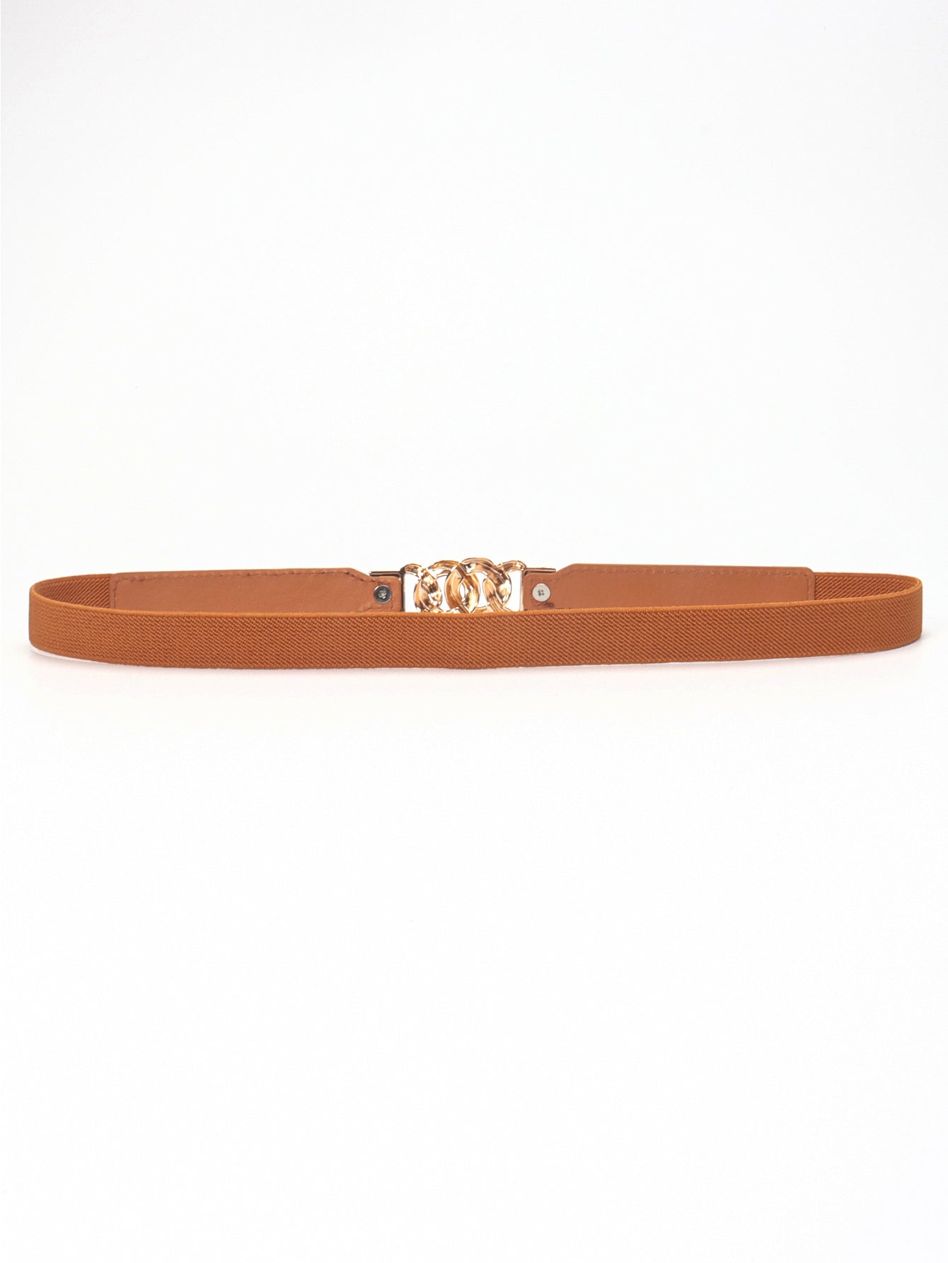 Flirty Elastic Belt with Gold Buckle