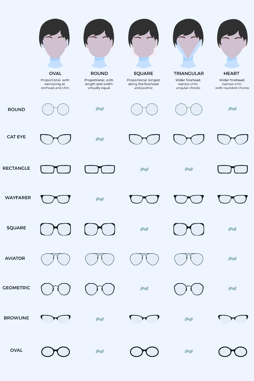 Clear Rectangle Frame Sunglasses