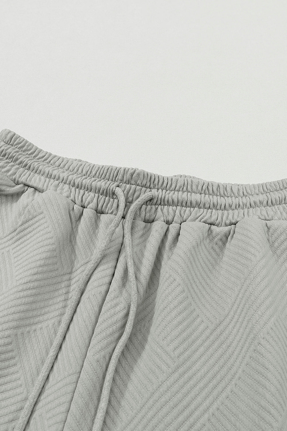 Textured Loose Slouchy Long Sleeve Top and Pants Set