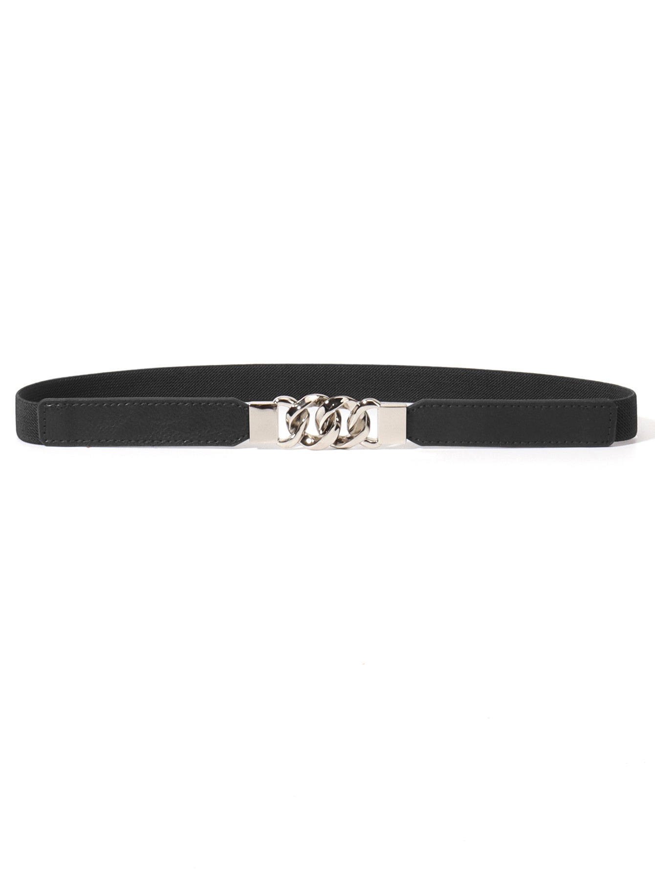 Flirty Elastic Belt with Gold Buckle