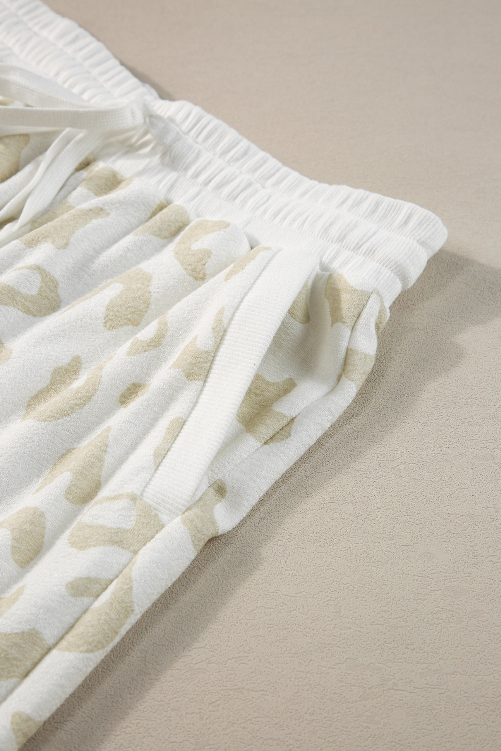 White Leopard Lounge Set