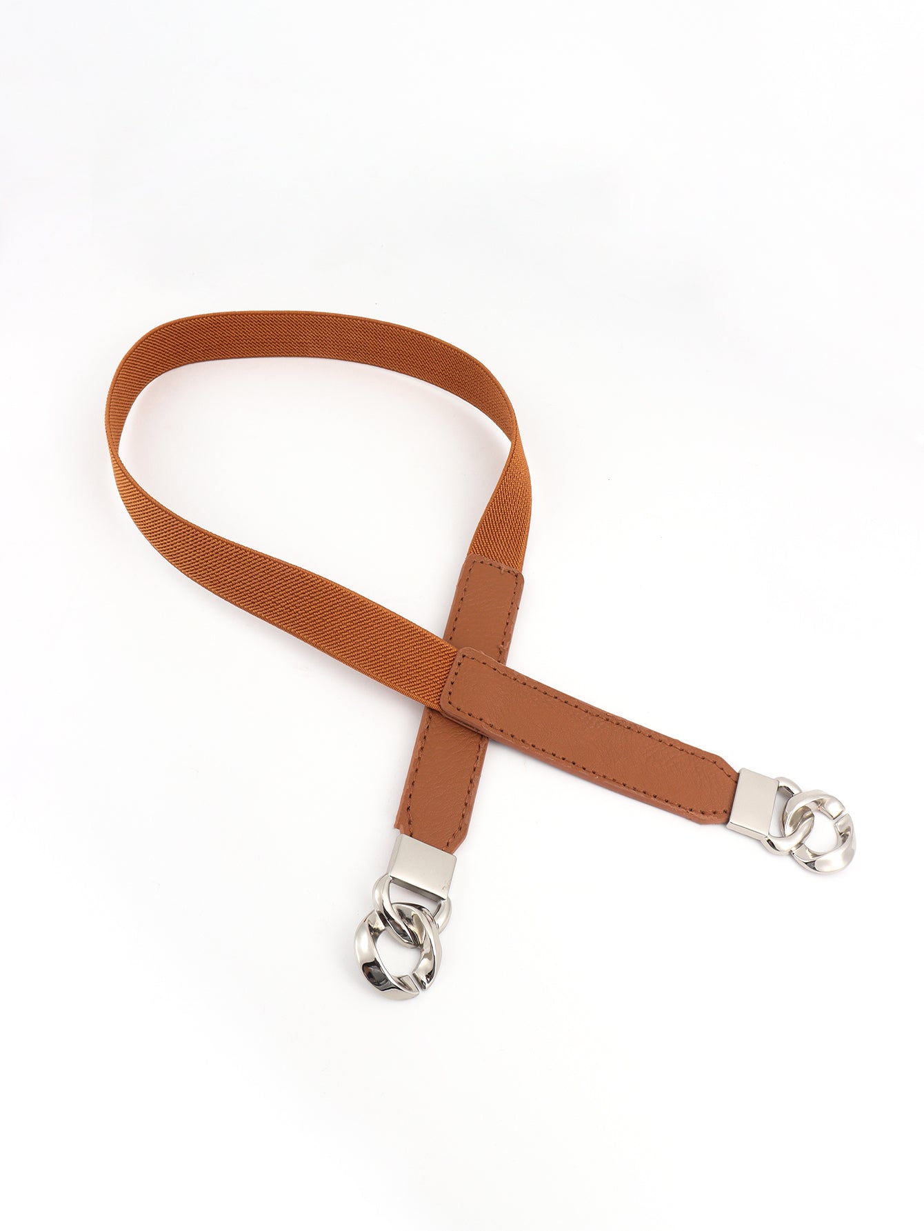 Flirty Elastic Belt with Gold Buckle