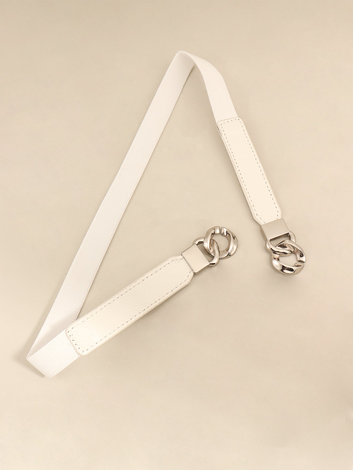 Flirty Elastic Belt with Gold Buckle