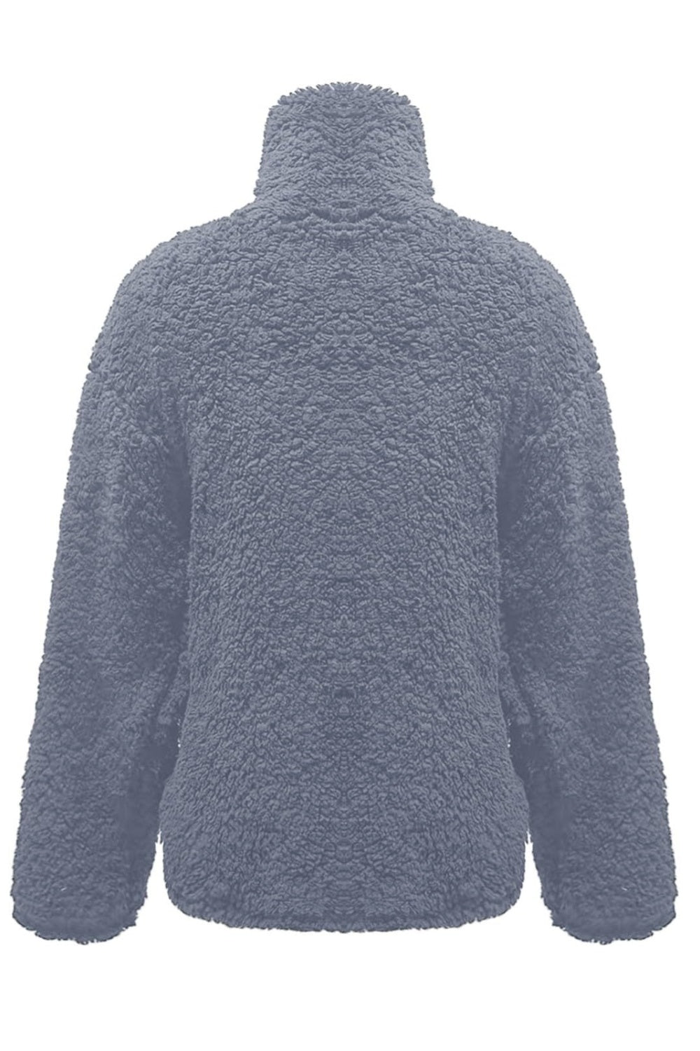Cozy Caramel Fuzzy Turtleneck Sweatshirt