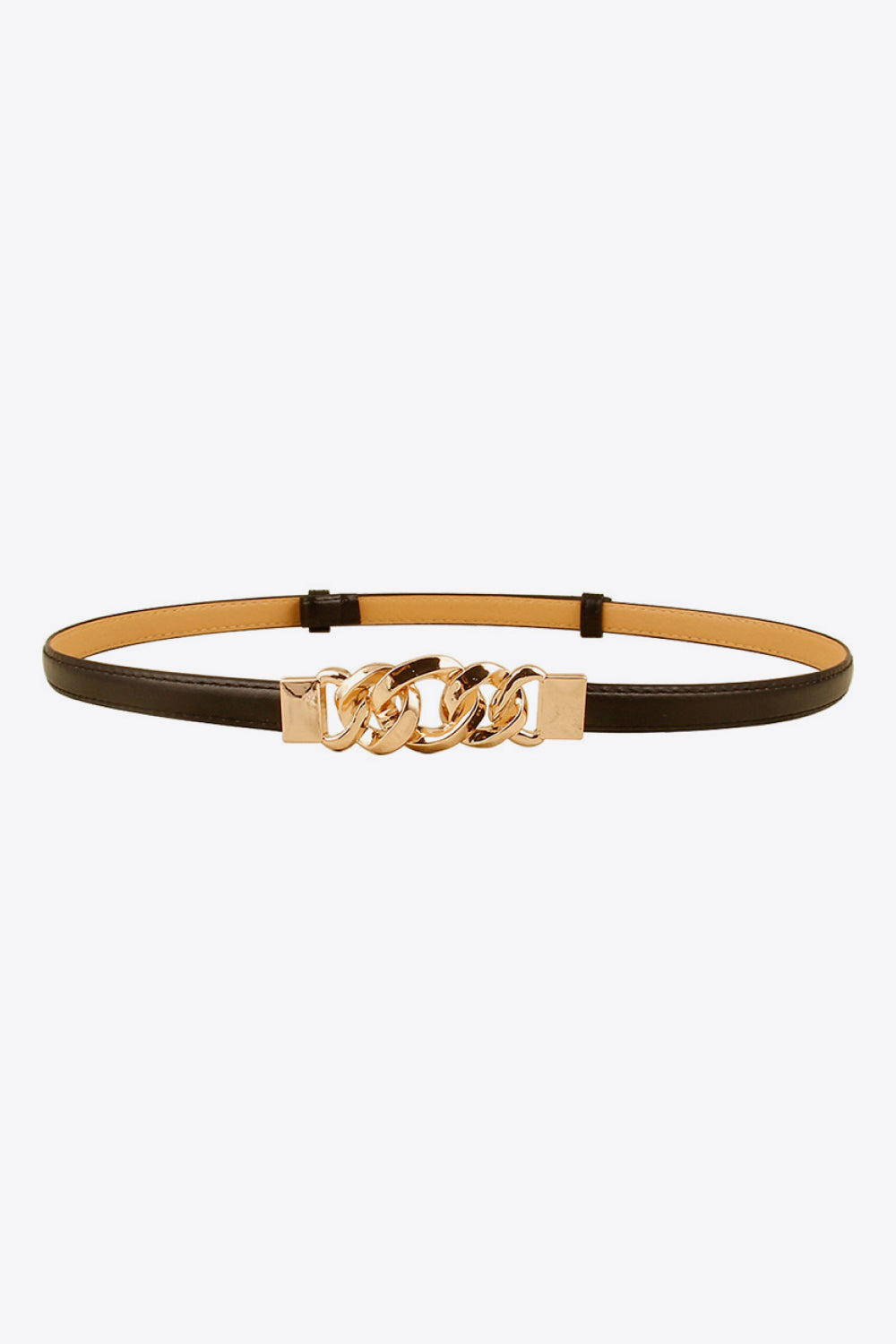 Skinny Belt with Gold buckle