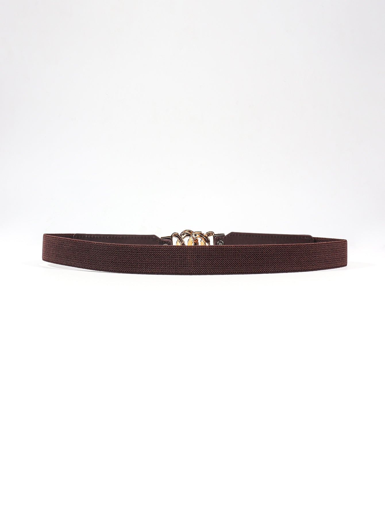 Flirty Elastic Belt with Gold Buckle