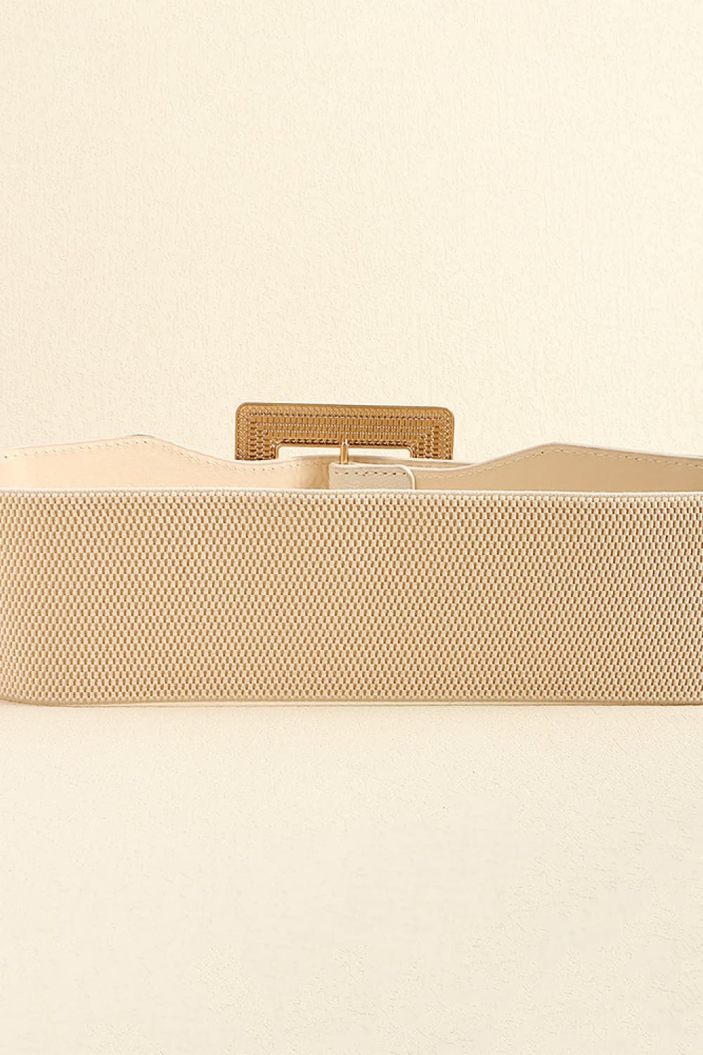Stylish Gold Buckle Leather Belt