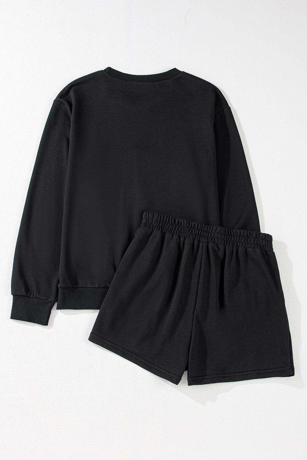 Black GAME DAY Football Graphic Pullover and Shorts Set