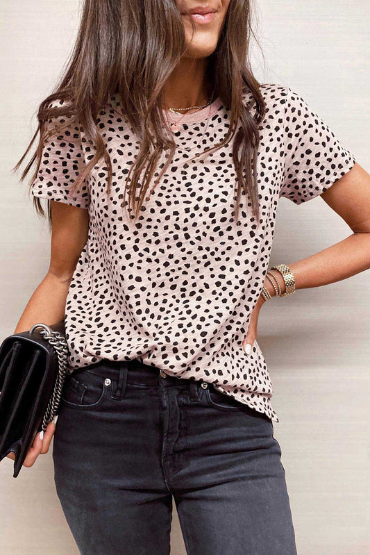 Cheetah Print T Shirt