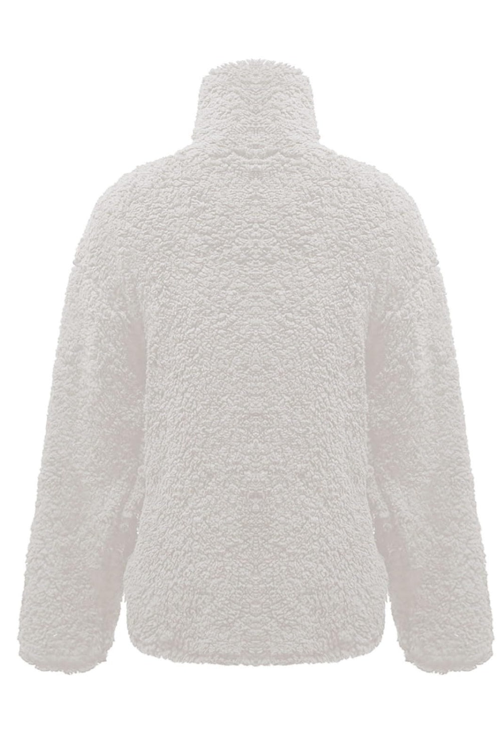 Cozy Caramel Fuzzy Turtleneck Sweatshirt