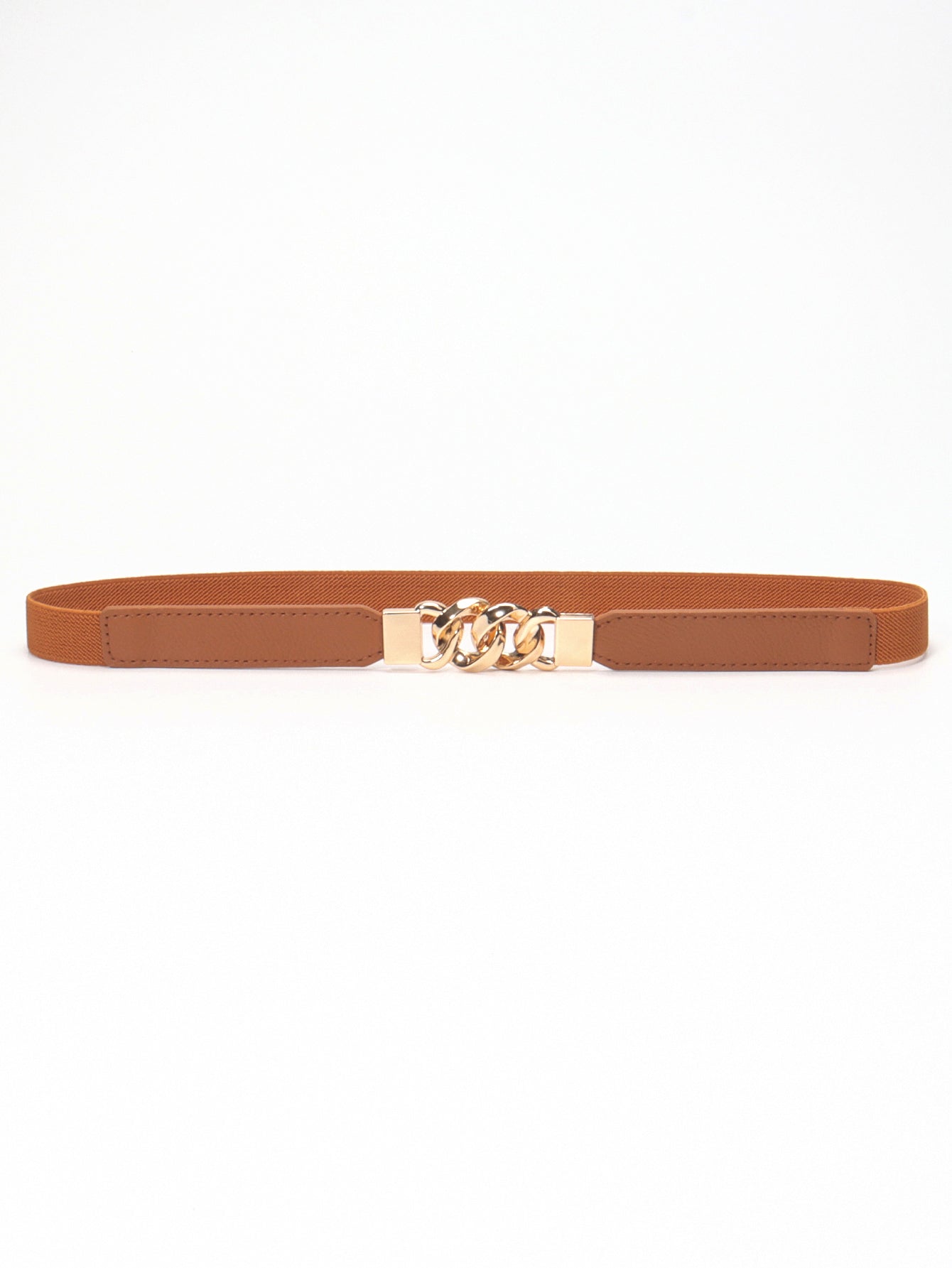 Flirty Elastic Belt with Gold Buckle