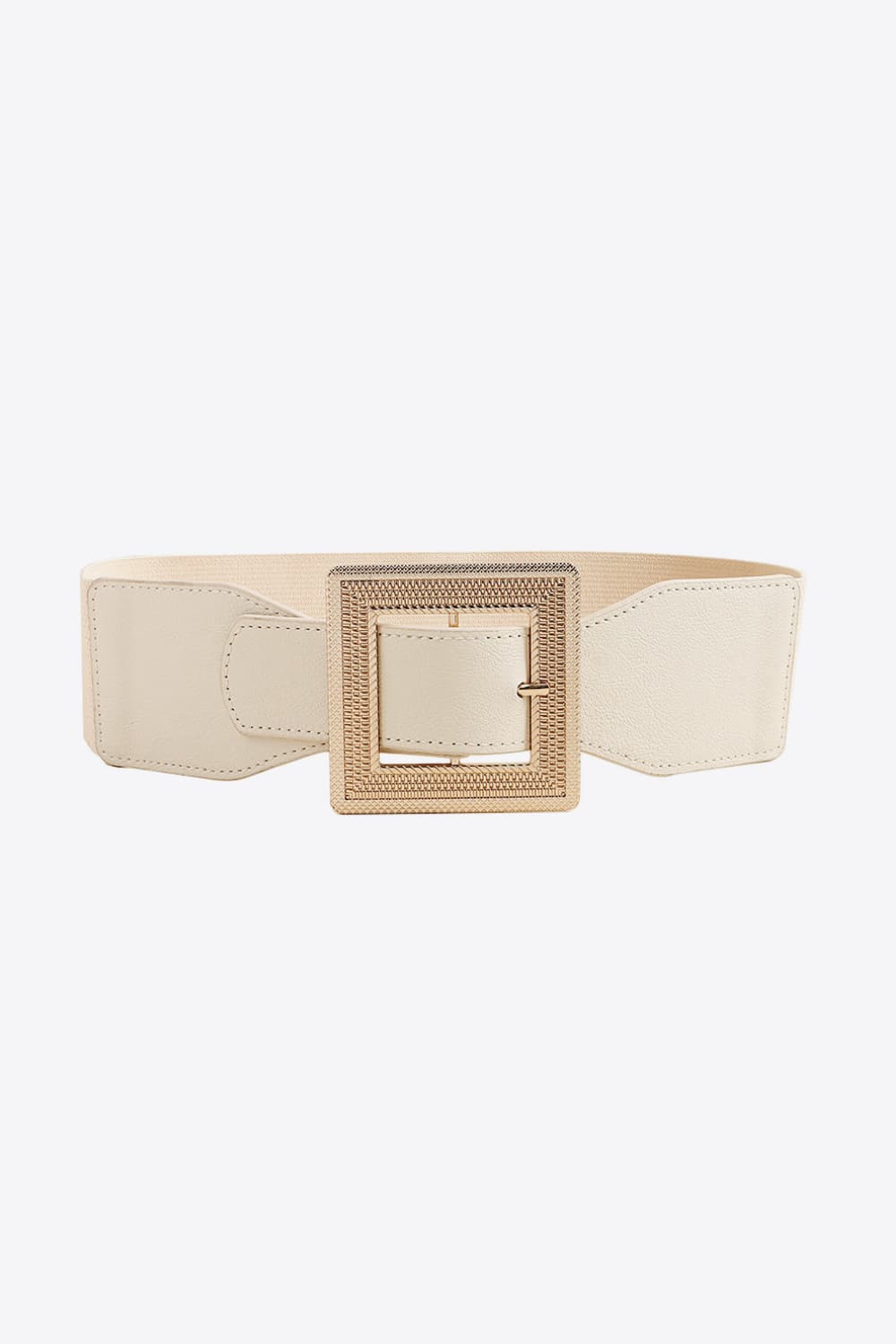 Stylish Gold Buckle Leather Belt