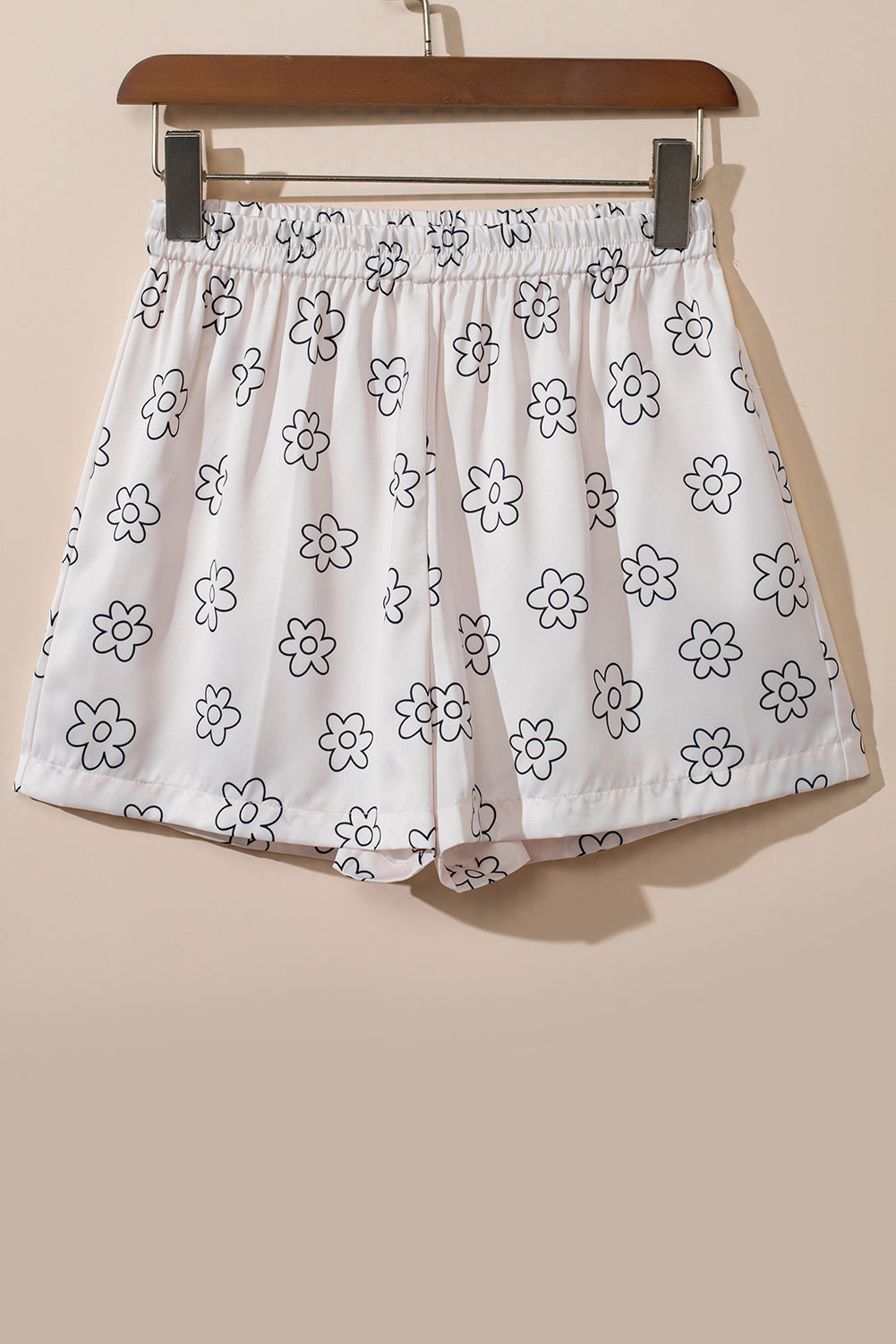 Dreamy Beige Floret Pajama Set