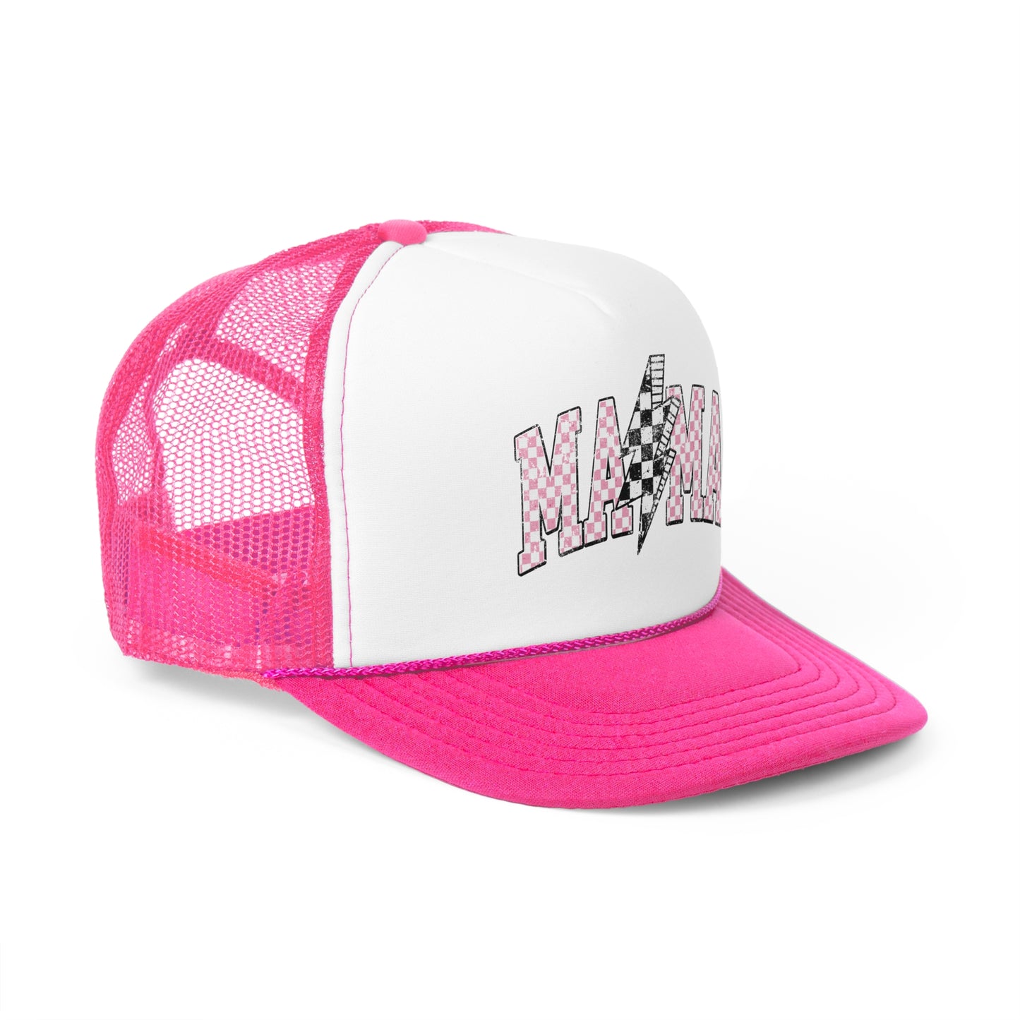 MAMA Checkered Trucker Caps